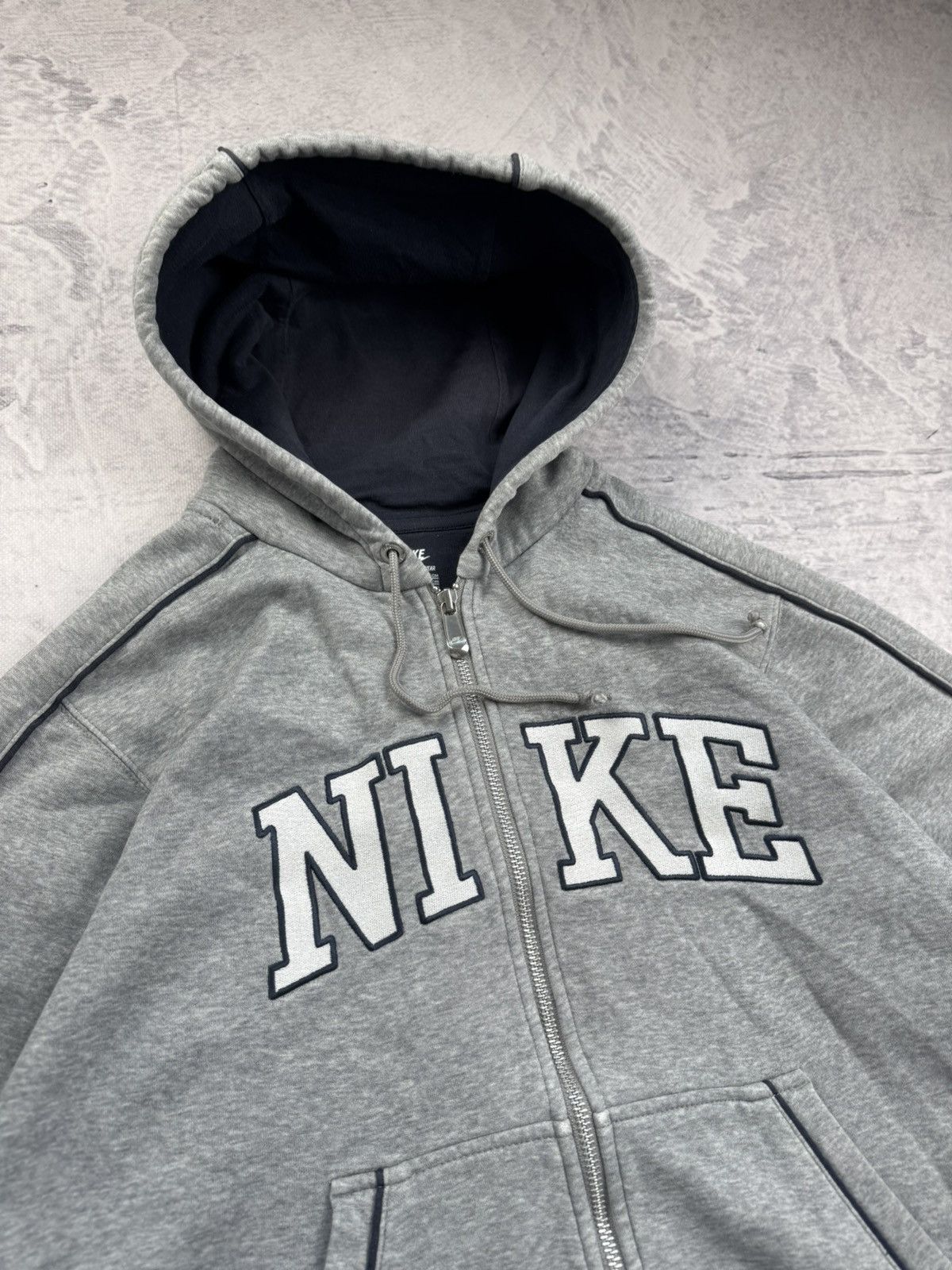 Nike × Vintage NIKE VINTAGE CENTER LOGO OVERSIZE BOXY ZIP HOODIE Size US S / EU 44-46 / 1 - 3 Thumbnail