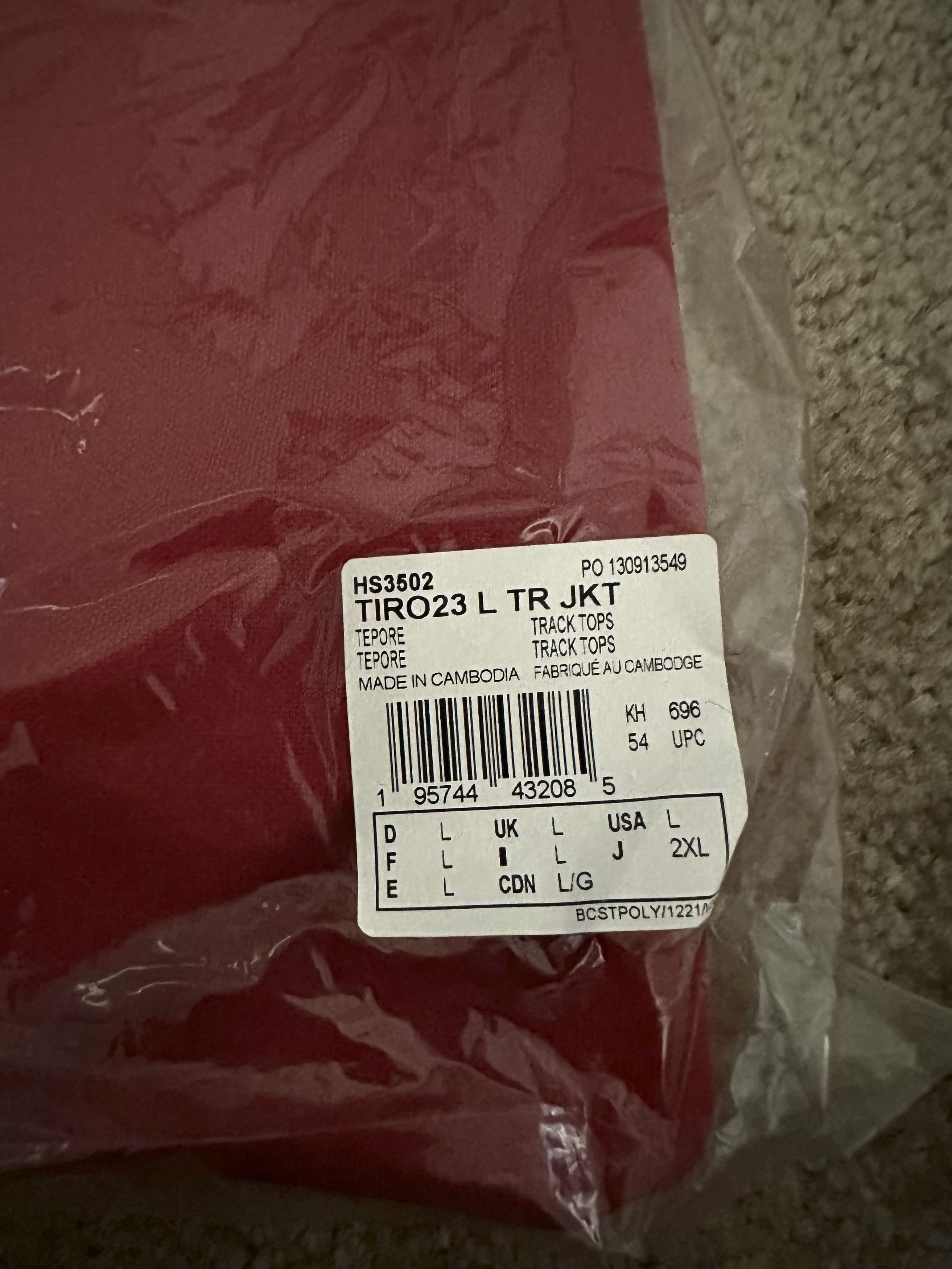 Adidas Tiro 23 League Training Jacket Red NEW Size US L / EU 52-54 / 3 - 2 Thumbnail