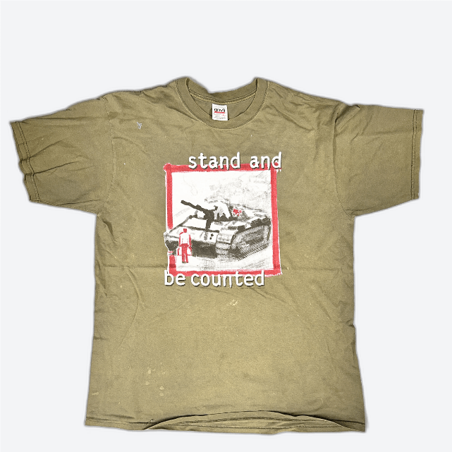 Anvil Vintage 90s CSNY "Stand And Be Counted" Band Tee Size US XL / EU 56 / 4 - 1 Thumbnail