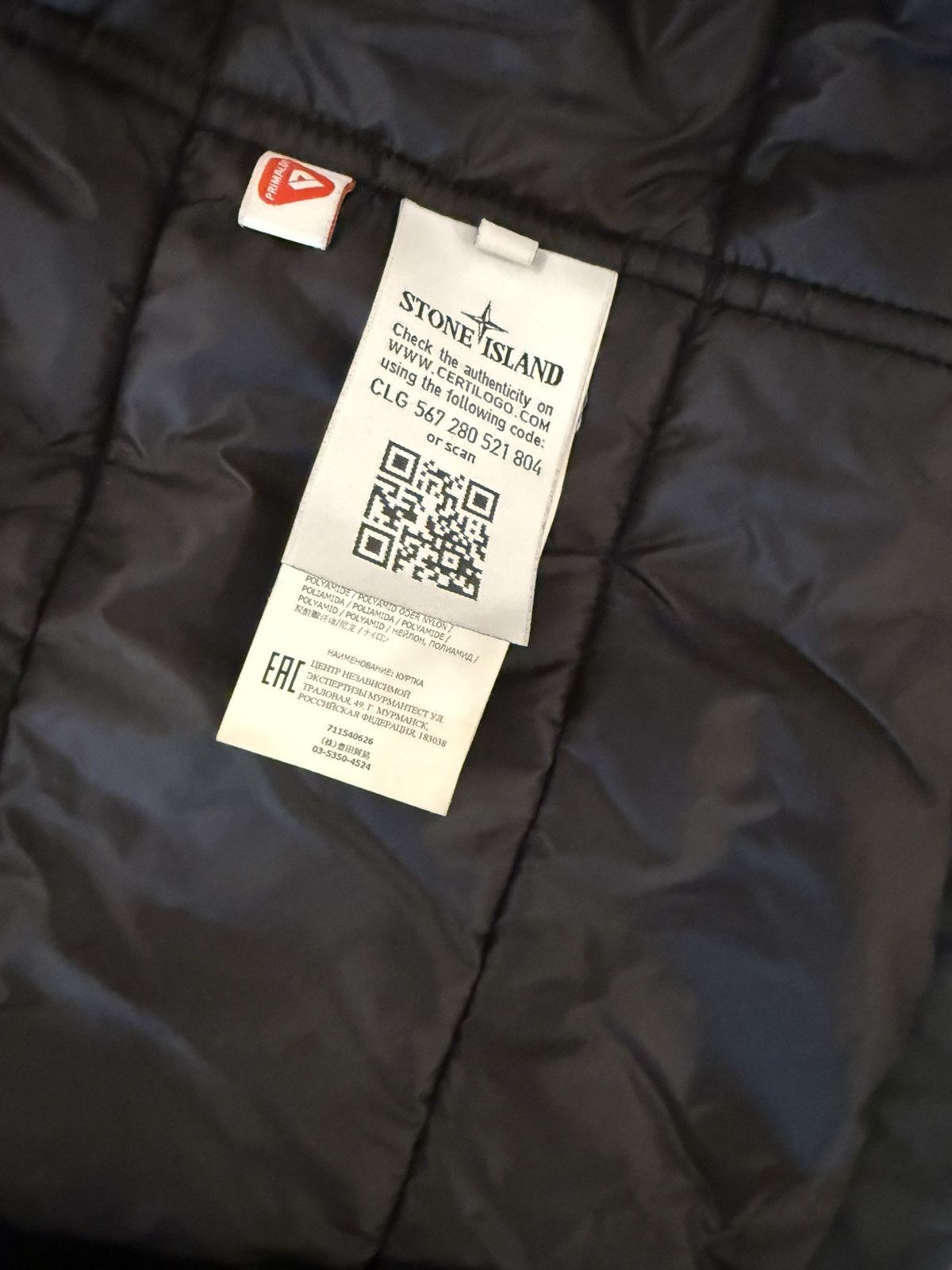 Stone Island Stone Island Micro Reps Primaloft Jacket Dark Grey / Green Size US XL / EU 56 / 4 - 5 Thumbnail