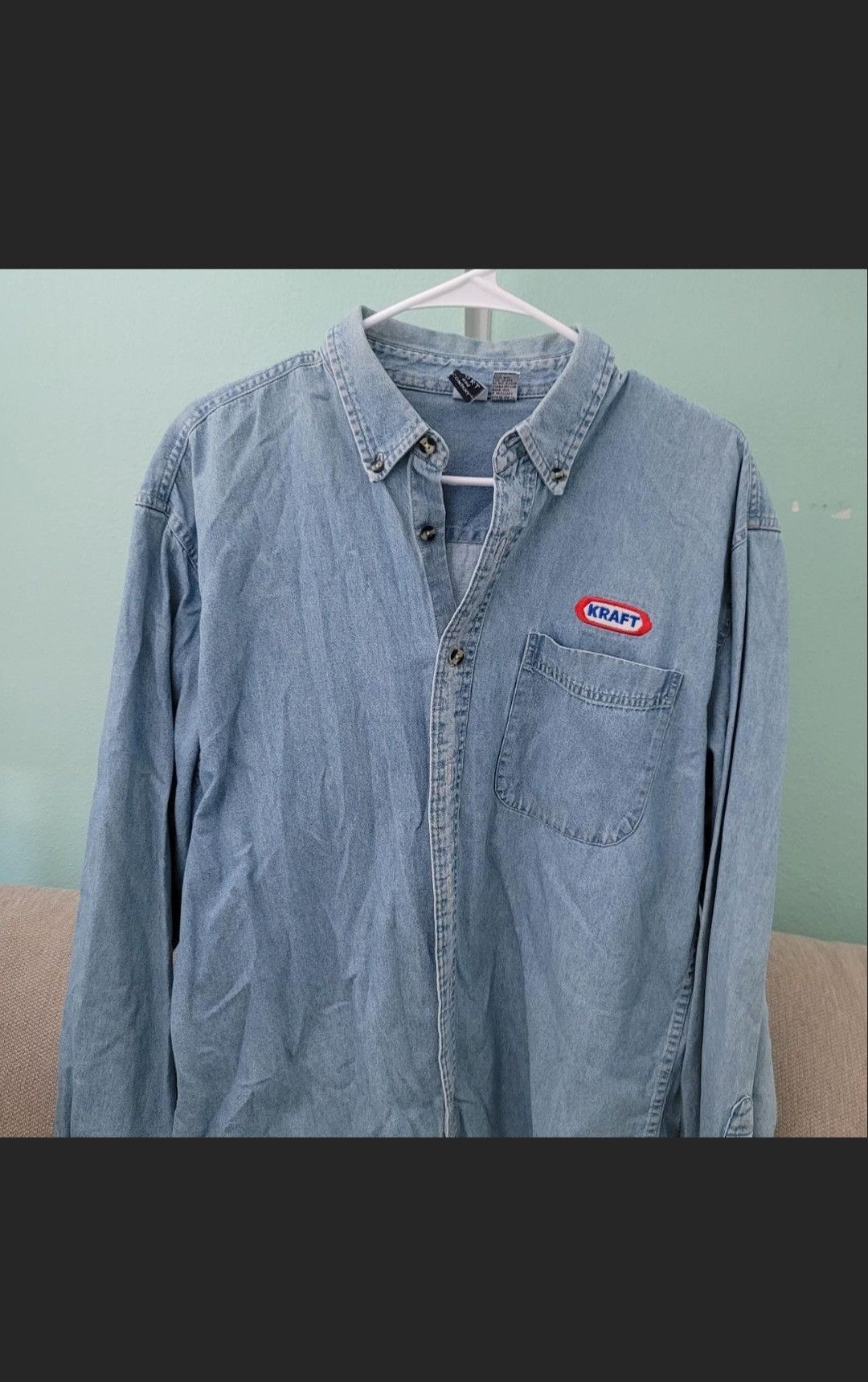 Vintage Vintage Denim Kraft Button Up Size US M / EU 48-50 / 2 - 1 Thumbnail