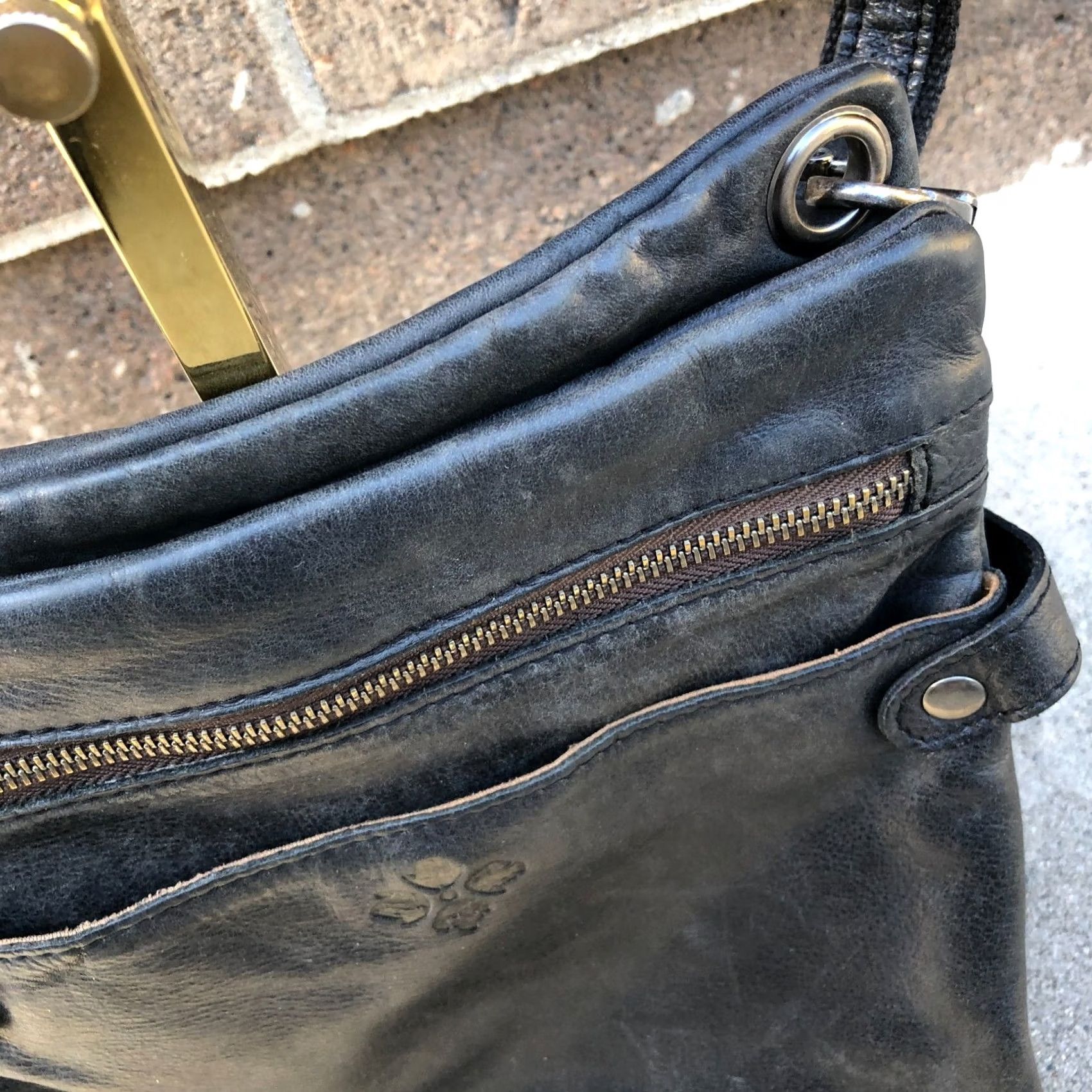 Patricia Nash PATRICIA NASH Crossbody Purse Bag Black Leather Square Women's Small 10.5" W x 9" H Strap Crossbody Designer Size ONE SIZE - 6 Thumbnail