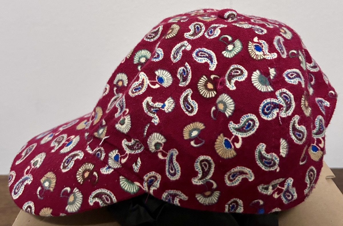 CLOT CLOT Paisley Print Pattern Red Hat Size ONE SIZE - 4 Thumbnail