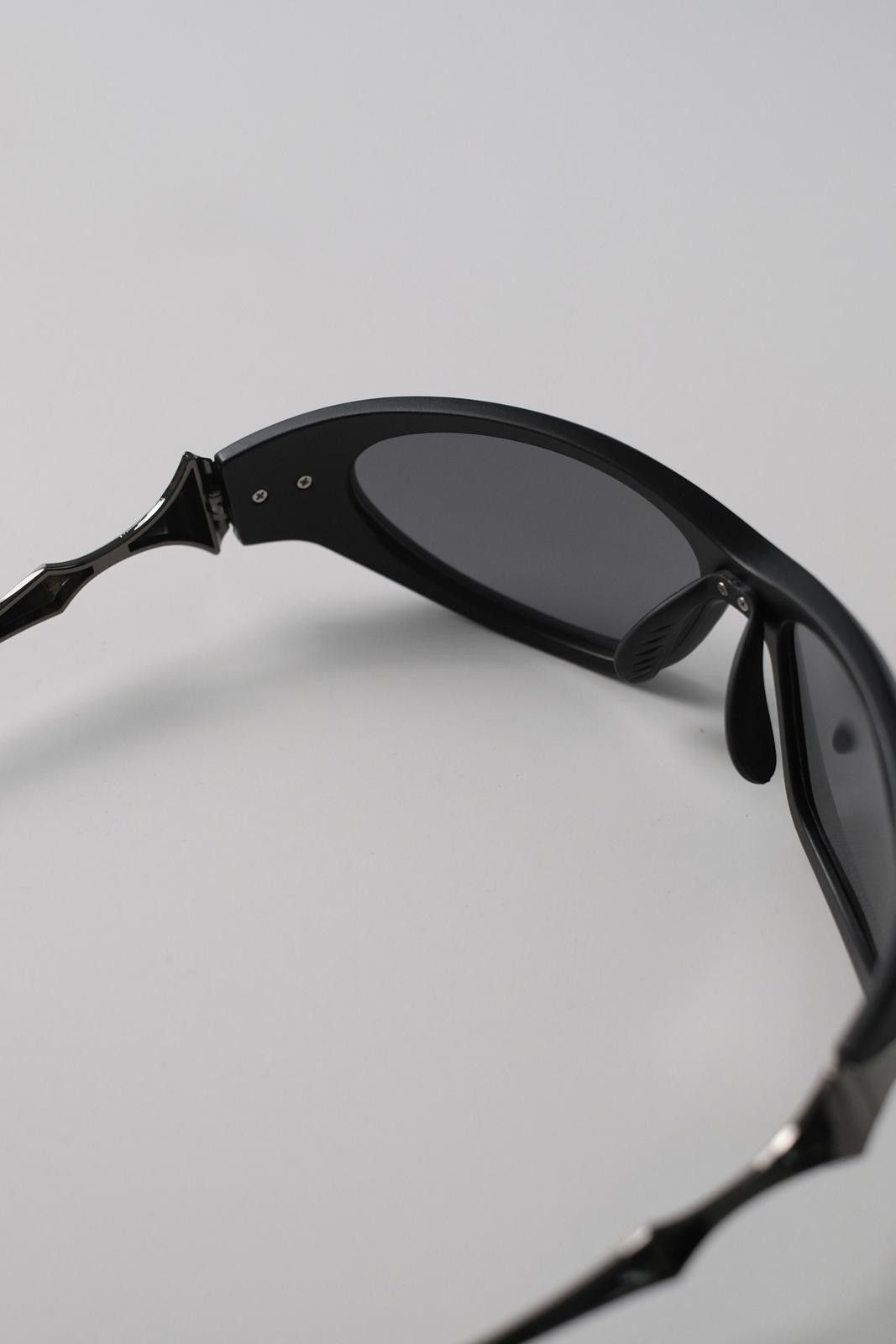 Other Y2k Vtg Avant Garde Futuristic Gunmetal Sunglasses Unisex OS Size ONE SIZE - 9 Thumbnail