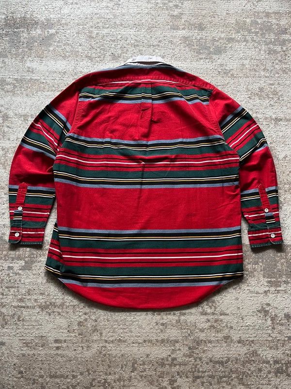 Polo Ralph Lauren Polo Ralph Lauren Sz XL Small Pony Stripped Size US XL / EU 56 / 4 - 10 Thumbnail