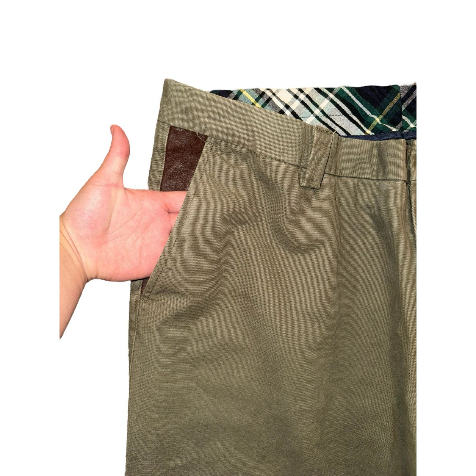 The Unbranded Brand Kevin’s Plantation Collection Men’s 38 Chino Pants Green Size US 38 / EU 54 - 6 Thumbnail