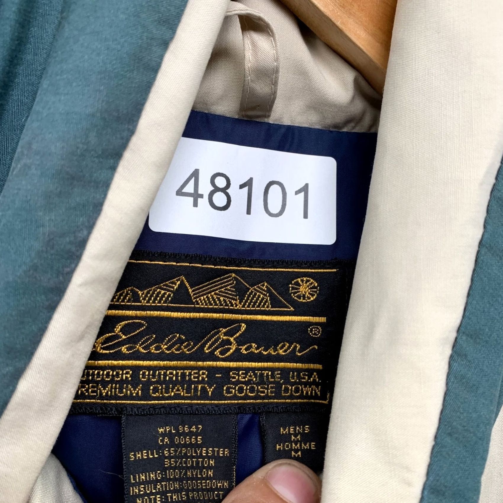 Eddie Bauer VINTAGE Eddie Bauer Parka Jacket Mens M Beige Down 80s 90s USA Size US M / EU 48-50 / 2 - 3 Thumbnail