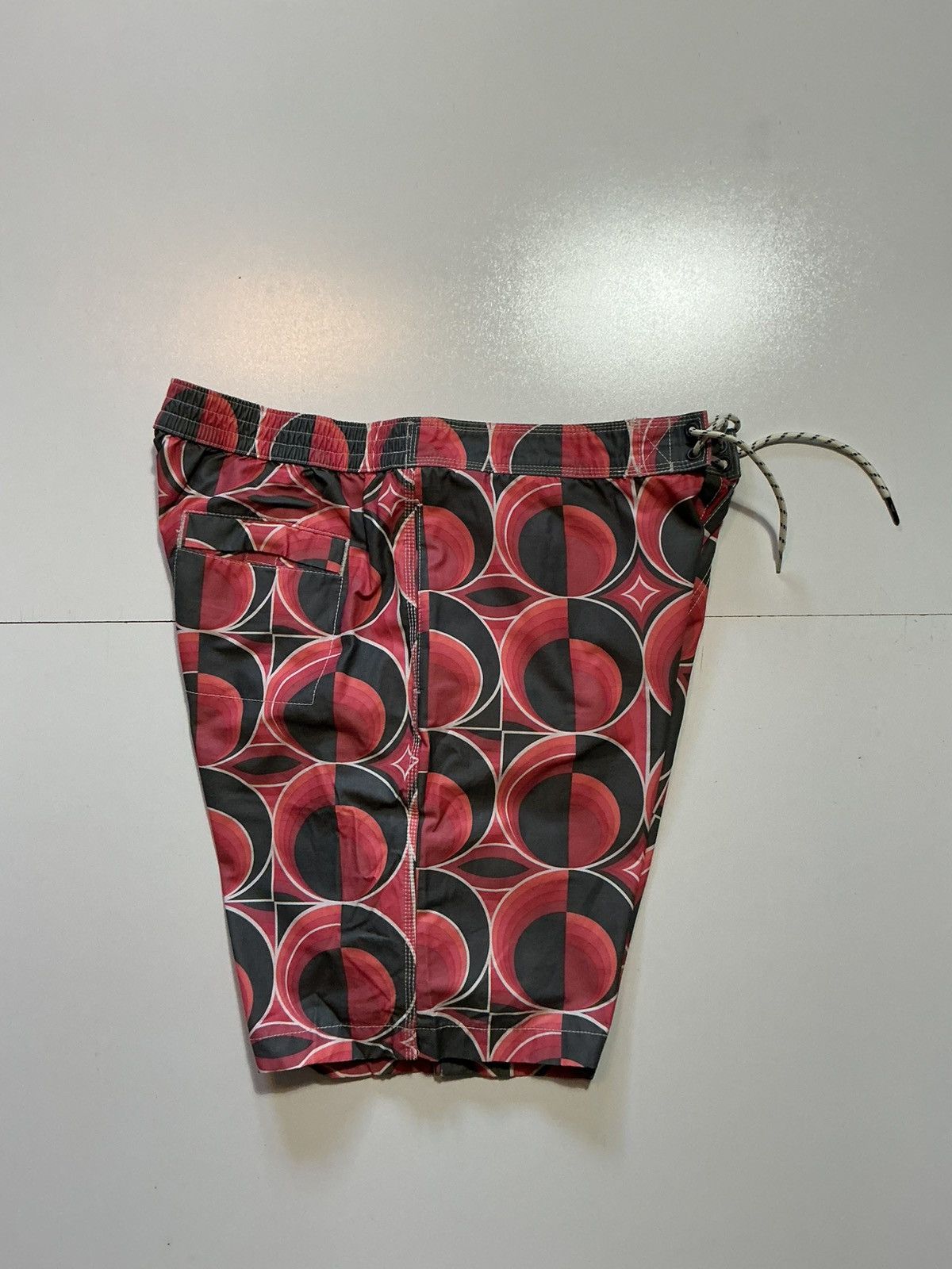 Tommy Bahama Tommy Bahama Relax Coral Pink Circle AOP Swim Trunk Shorts Size US 36 / EU 52 - 4 Thumbnail