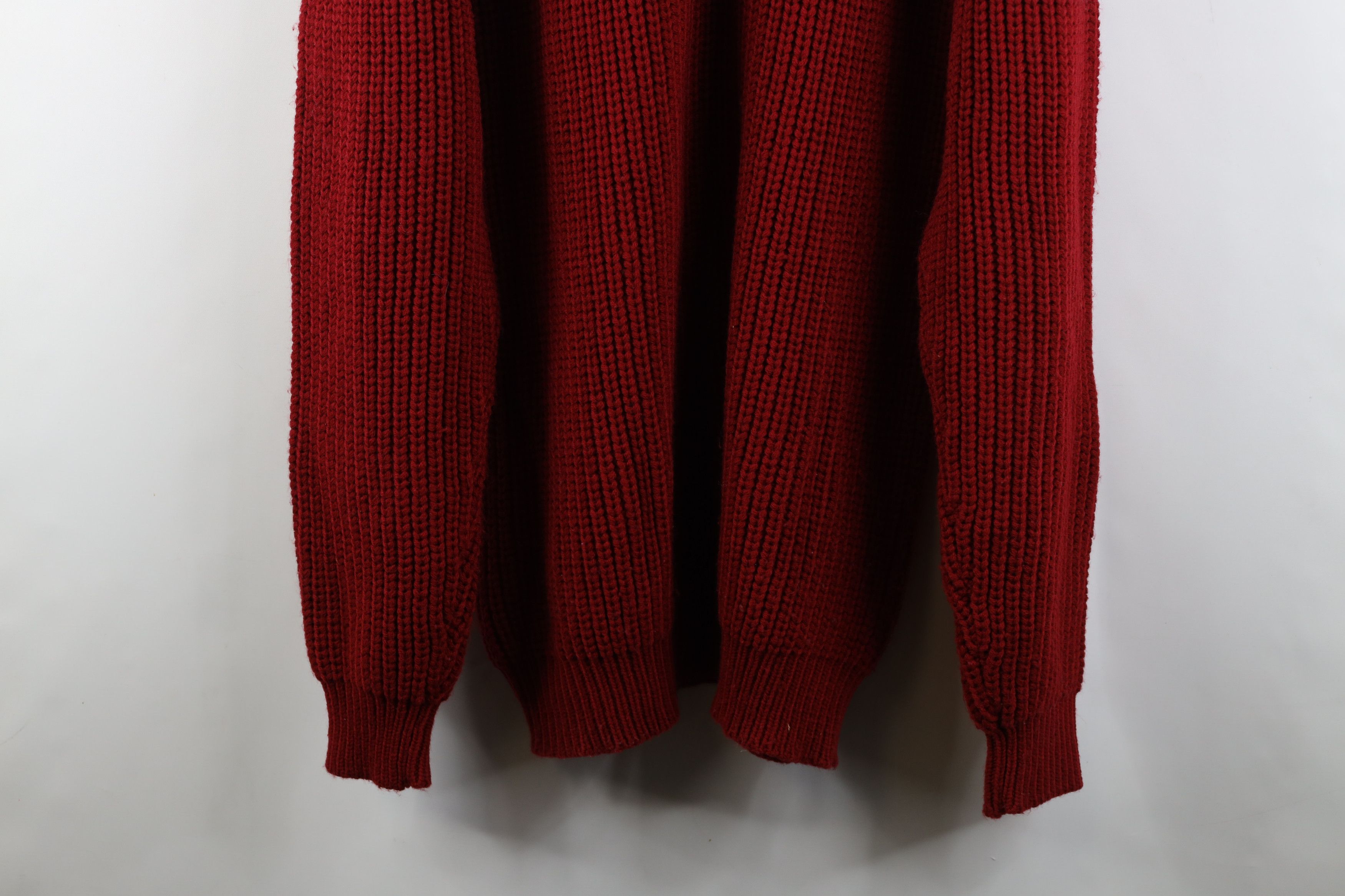 Vintage Vintage 90s Streetwear Chunky Ribbed Knit Crewneck Sweater Size US XL / EU 56 / 4 - 11 Thumbnail