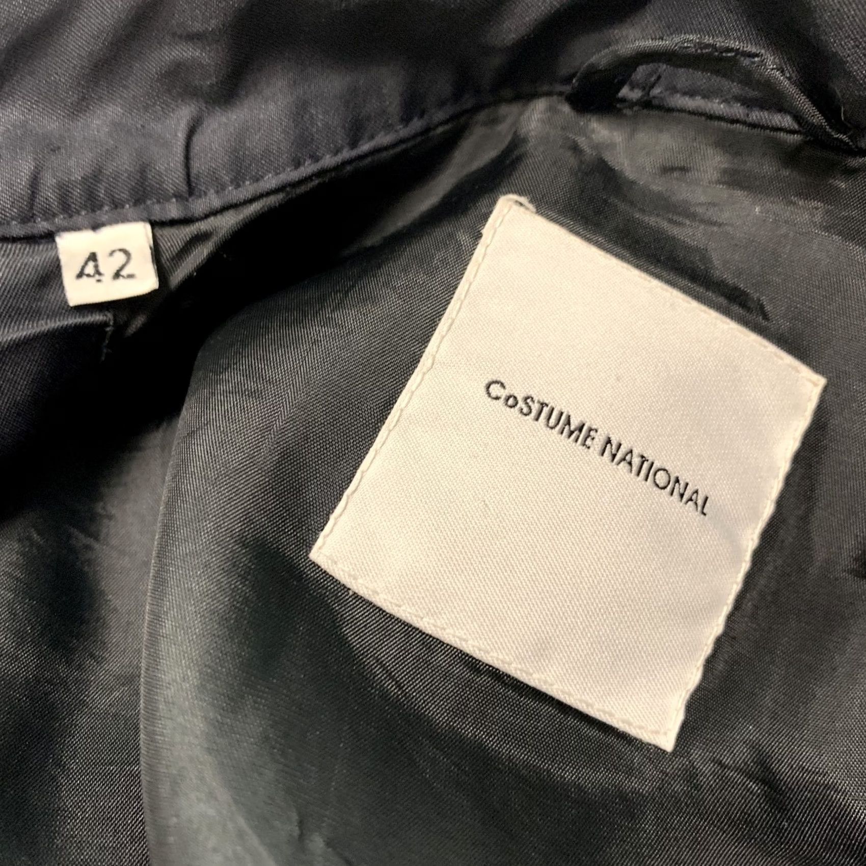 Costume National CoSTUME NATIONAL Jacket Black Polyester Blend Single breasted Jacket Adult 6 Black Polyester Blend Italy Womens Size M / US 6-8 / IT 42-44 - 4 Thumbnail