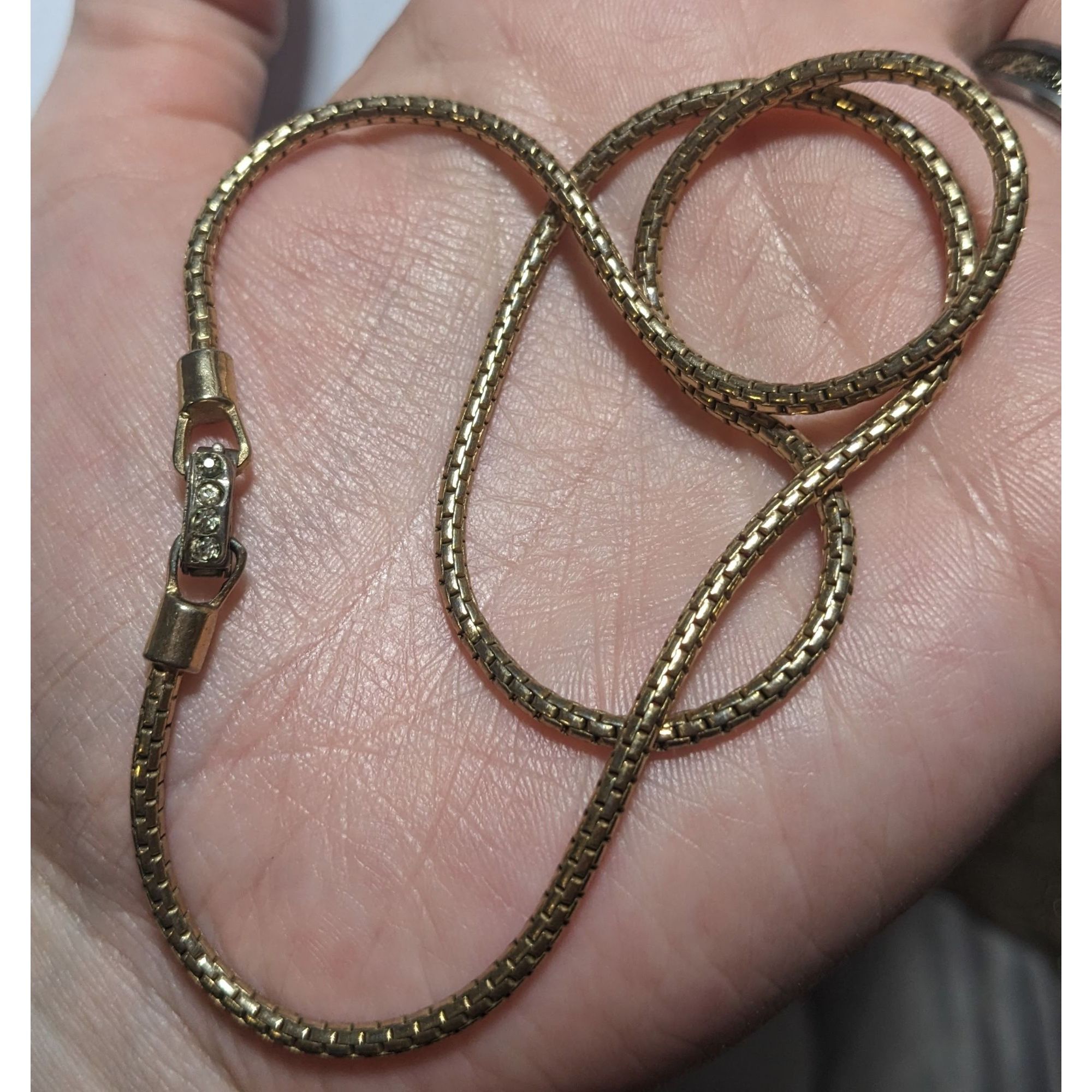 Other Vintage Gold Snake Chain Necklace Size ONE SIZE - 8 Thumbnail