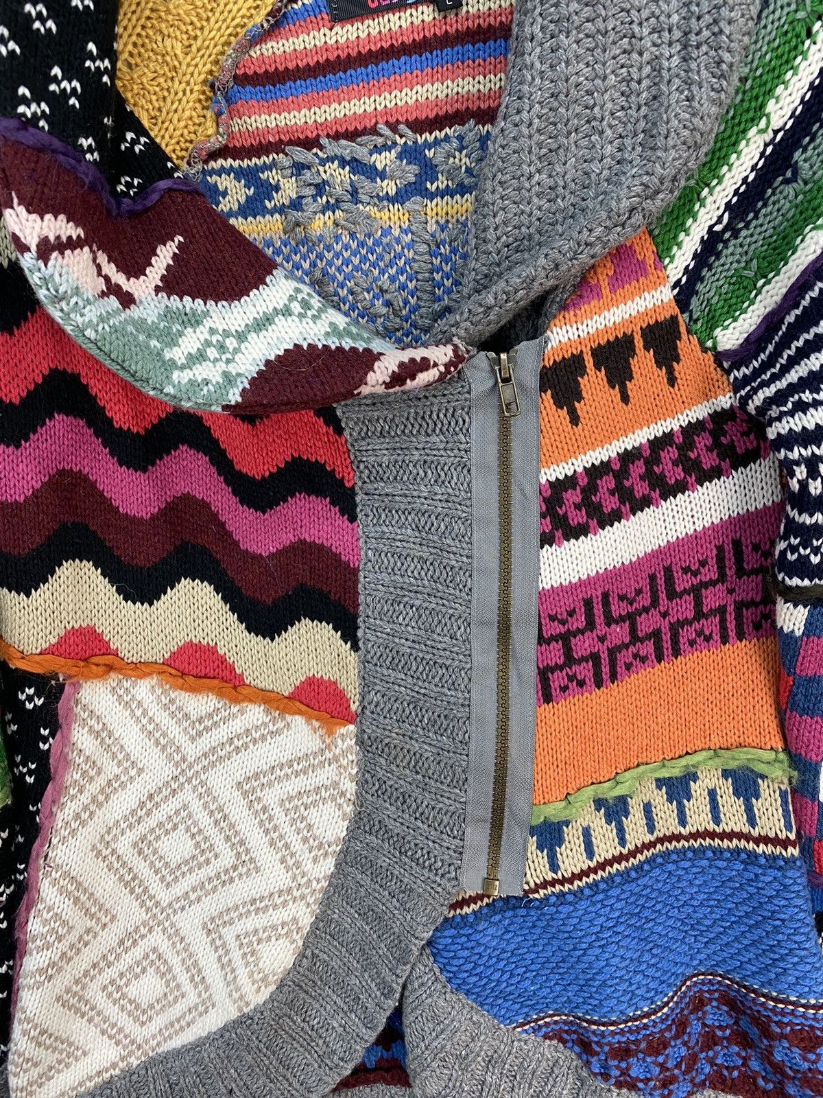Aran Isles Knitwear Desigual Rainbow Knitwear Size L / US 10 / IT 46 - 4 Thumbnail