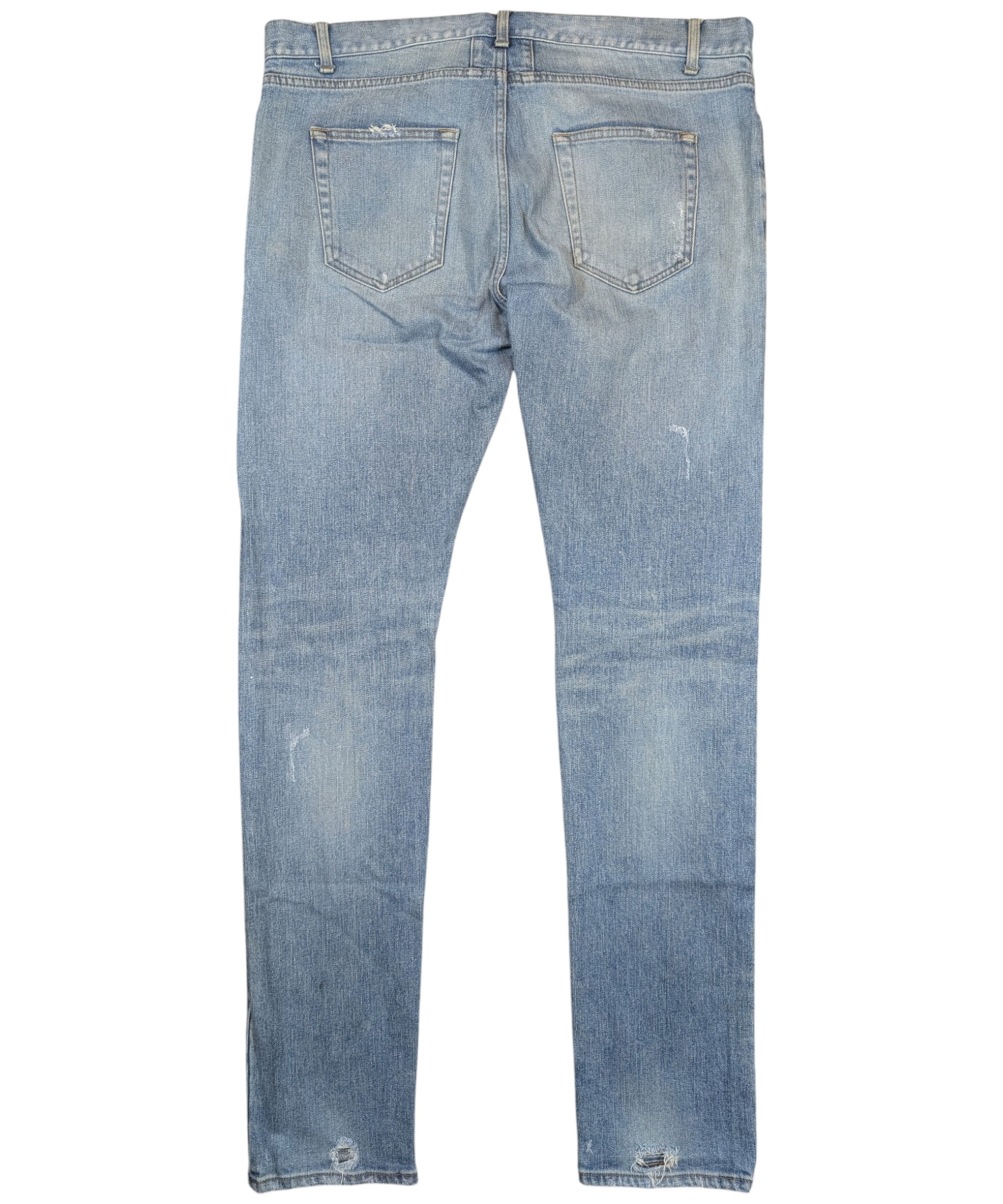 Saint Laurent Paris Saint Laurent Crash 2015 D02 Jeans Light Blue Hedi Slimane Size US 34 / EU 50 - 2 Thumbnail