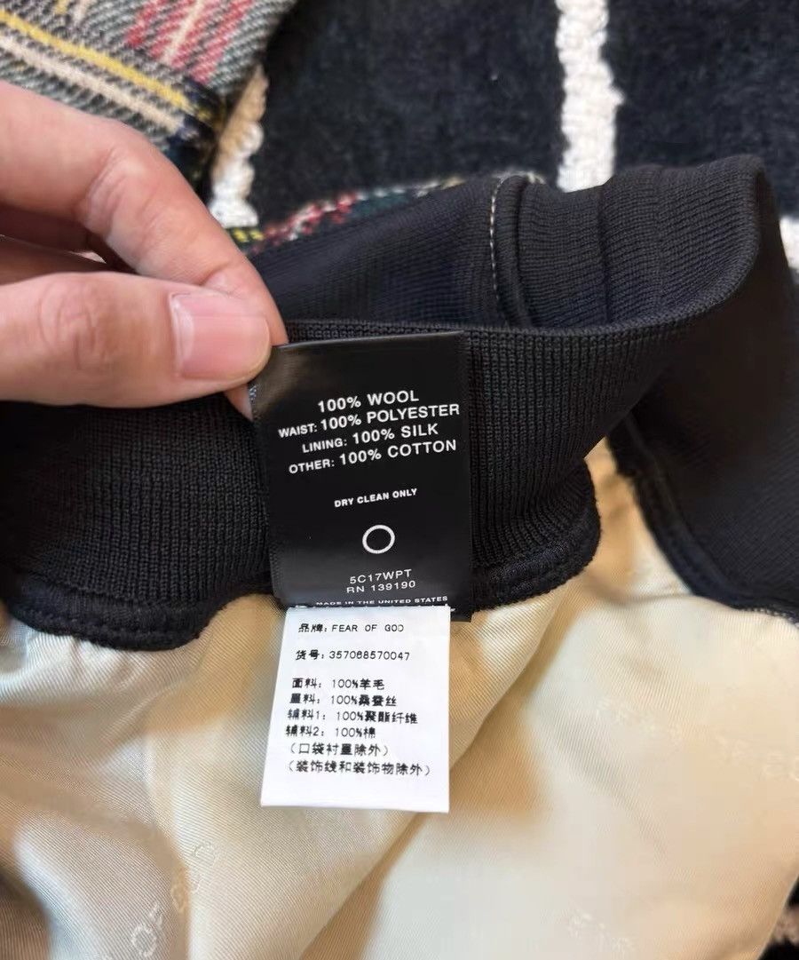 Fear of God Fear of God 5th Collection – Tartan Wool Plaid Trouser (XL) Size US 36 / EU 52 - 6 Thumbnail
