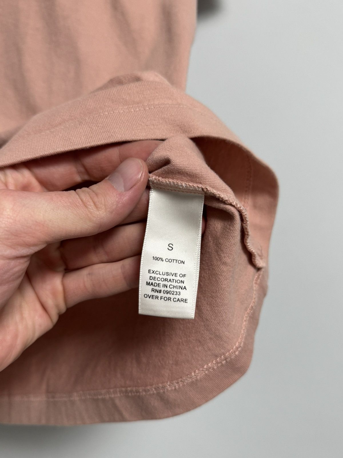 Essentials Essential Fear Of God Pink T Shirt All Size S Size US S / EU 44-46 / 1 - 10 Thumbnail
