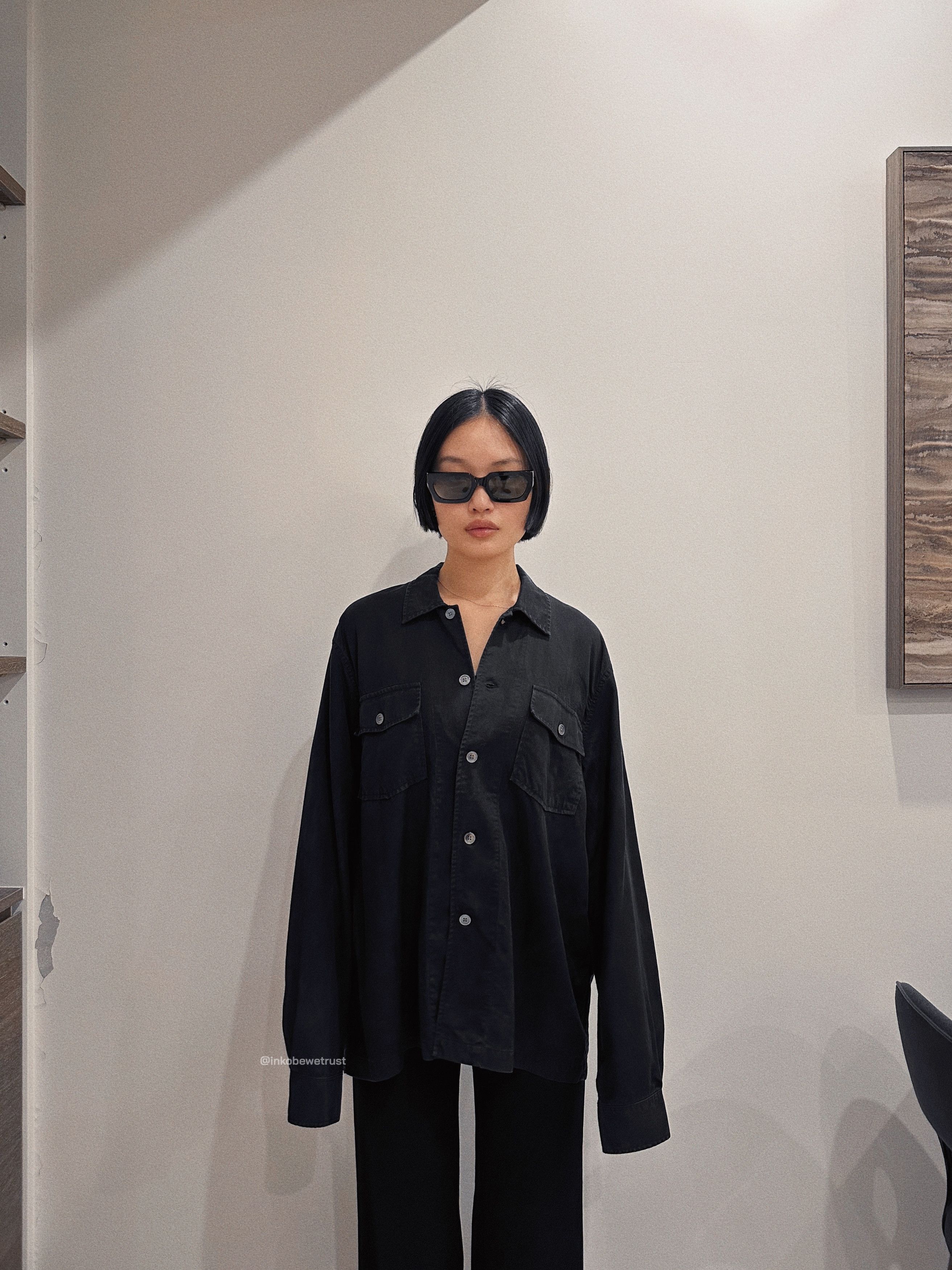 Our Legacy Chamois Shirt - Black Silky Wash | Grailed