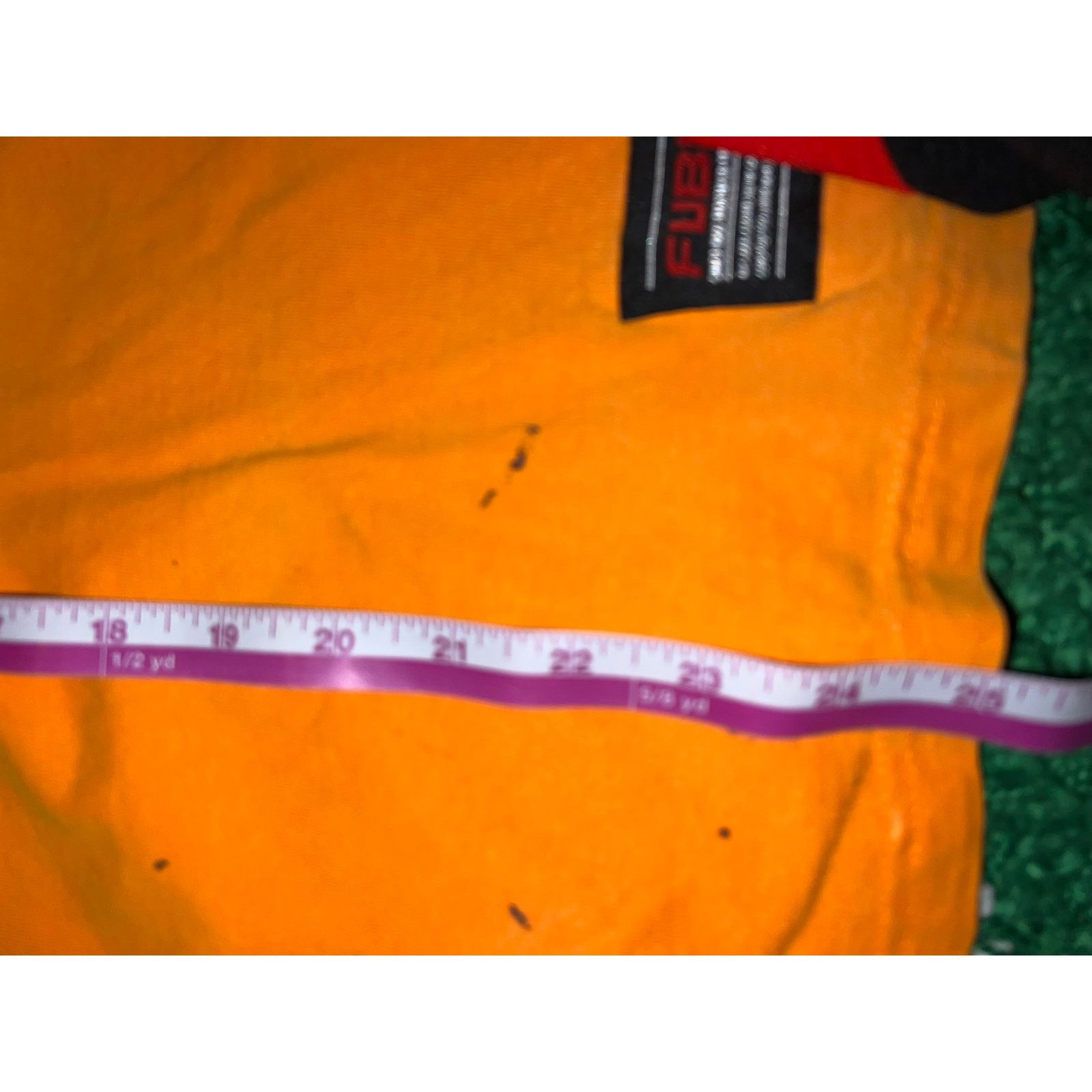 Fubu Fubu Collection Shirt Fingerprint Orange Y2K Shirt Tee XL Size XL / US 12-14 / IT 48-50 - 9 Thumbnail
