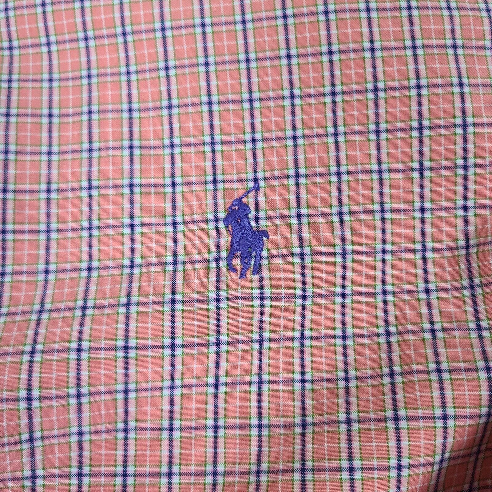 Polo Ralph Lauren Ralph Lauren Dress Shirt 15 32/33 Purple Pony Long Sleeve Pi Size US XL / EU 56 / 4 - 4 Thumbnail