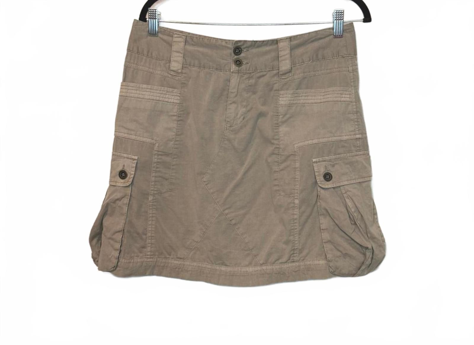 Mexican Threads Y2K Khaki Cargo Utility Skirt -Medium Size 32" / US 10 / IT 46 - 1 Thumbnail