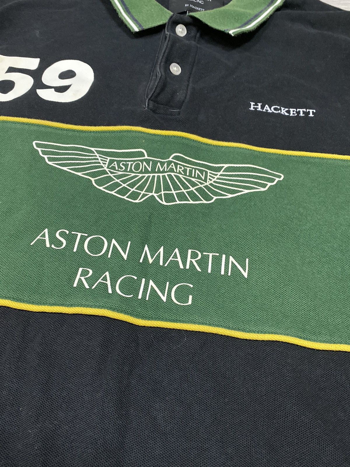 Hackett Rare Aston Martin Racing by Hackett Color Block Polo Shirt Size US XXL / EU 58 / 5 - 7 Thumbnail