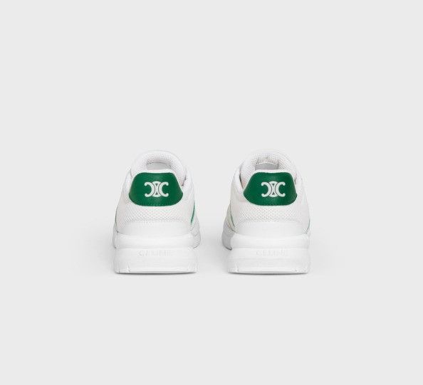 Celine o1bcso1str0925 359284426C Low-Top Sneakers Optic White/Green Size US 8 / IT 38 - 3 Thumbnail