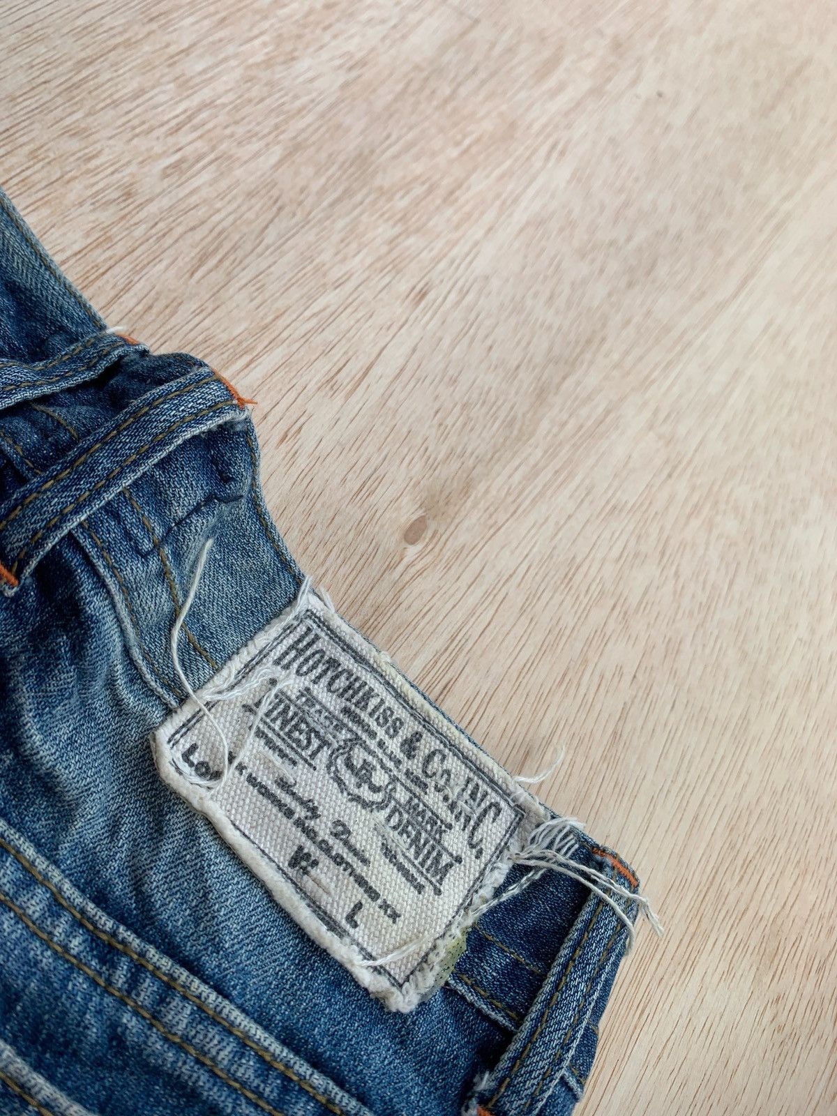 If Six Was Nine × Japanese Brand Distressed Denim Brush Hotchkiss Ifsixwasnine style Jeans Size US 30 / EU 46 - 6 Thumbnail