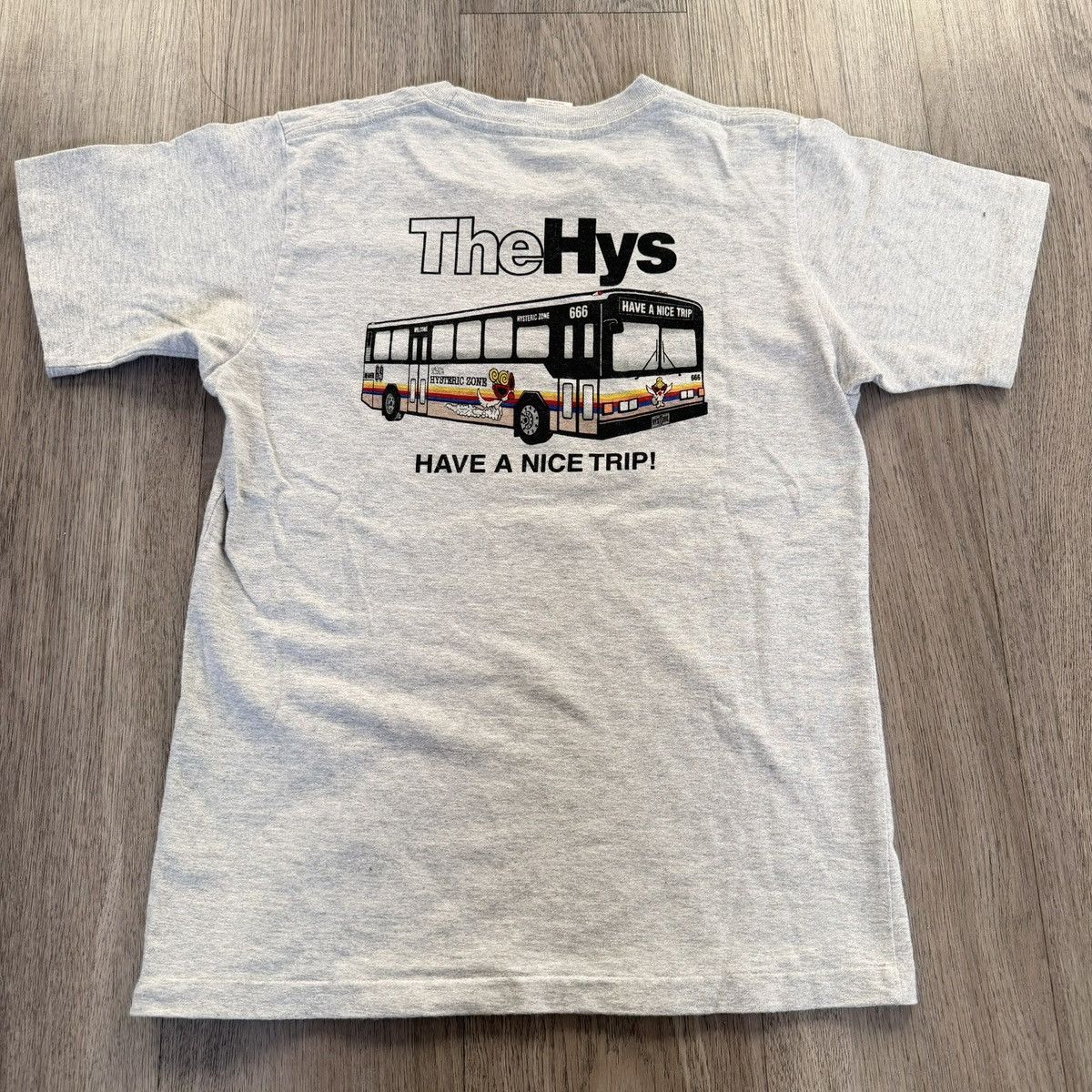 Hysteric Glamour Hysteric Glamour The Hys Bus Mini Grey Tee Size XS / US 0-2 / IT 36-38 - 1 Thumbnail