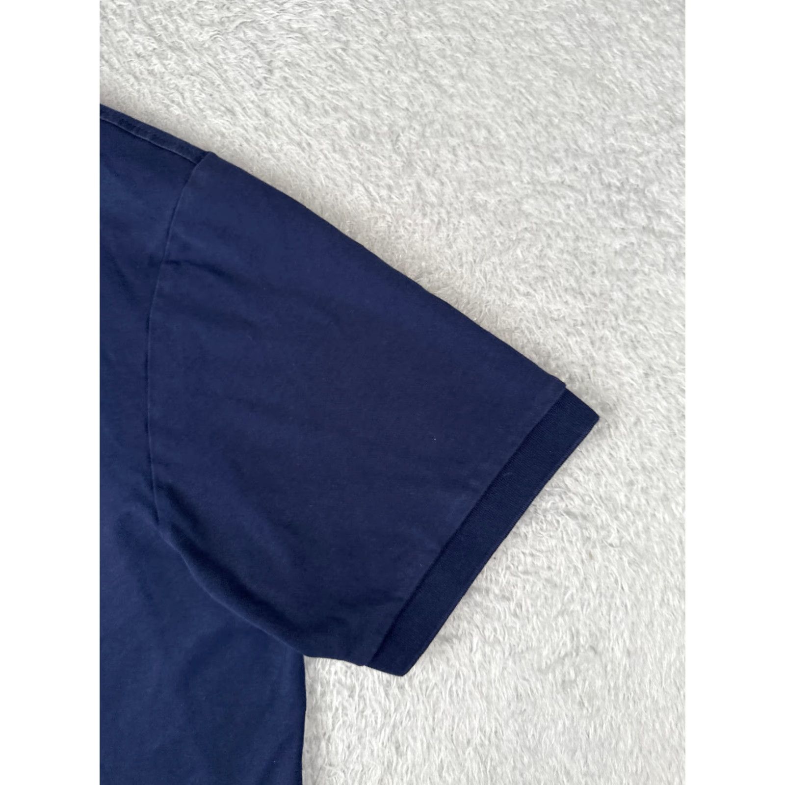 Ralph Lauren VINTAGE Ralph Lauren Polo Shirt Adult 2XL Blue 100% Cotton Jersey Short Sleeve Polo Shirt Regular Mens Size US XXL / EU 58 / 5 - 2 Thumbnail