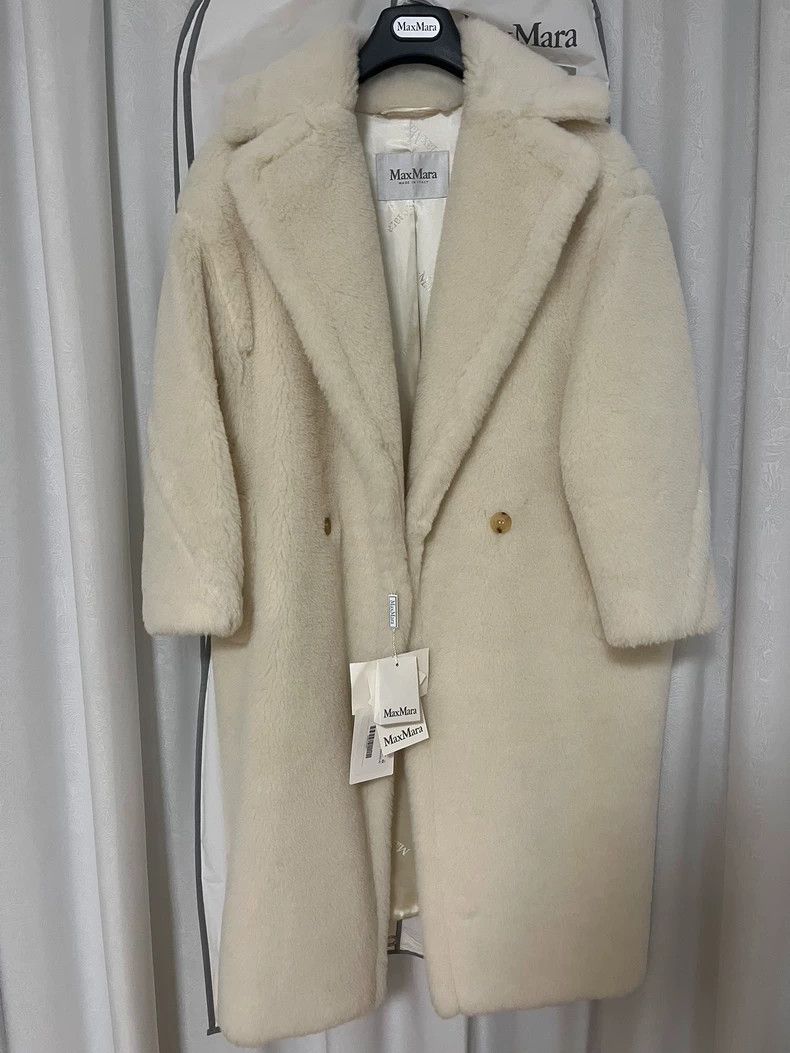 Max Mara Max Mara Teddy Bear Coat White Size XS / US 0-2 / IT 36-38 - 1 Thumbnail