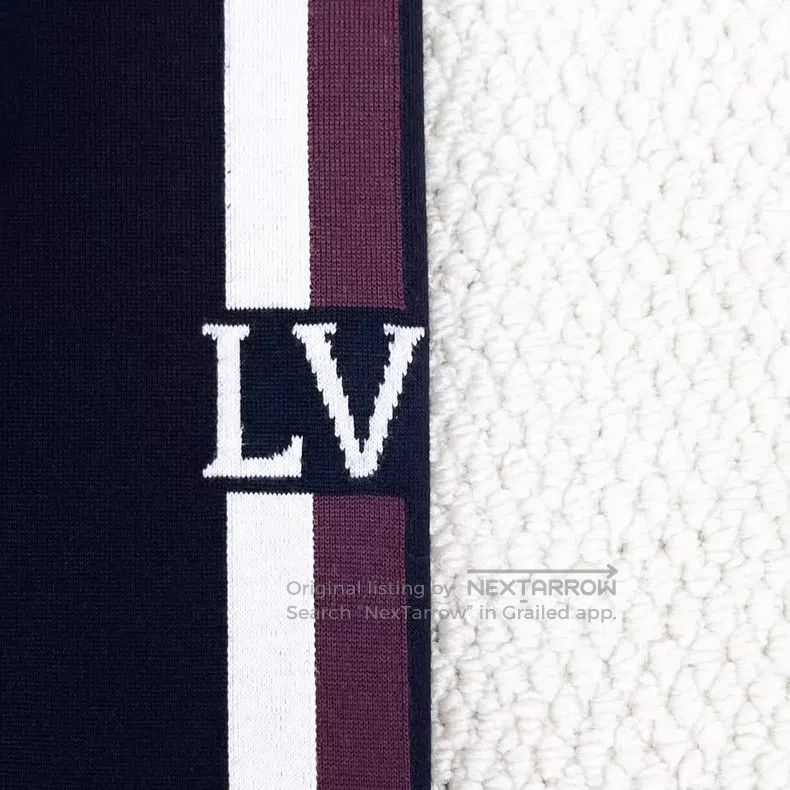 Louis Vuitton Louis Vuitton Black cashmere-blend arm striped jacquard lo Size US XS / EU 42 / 0 - 5 Thumbnail