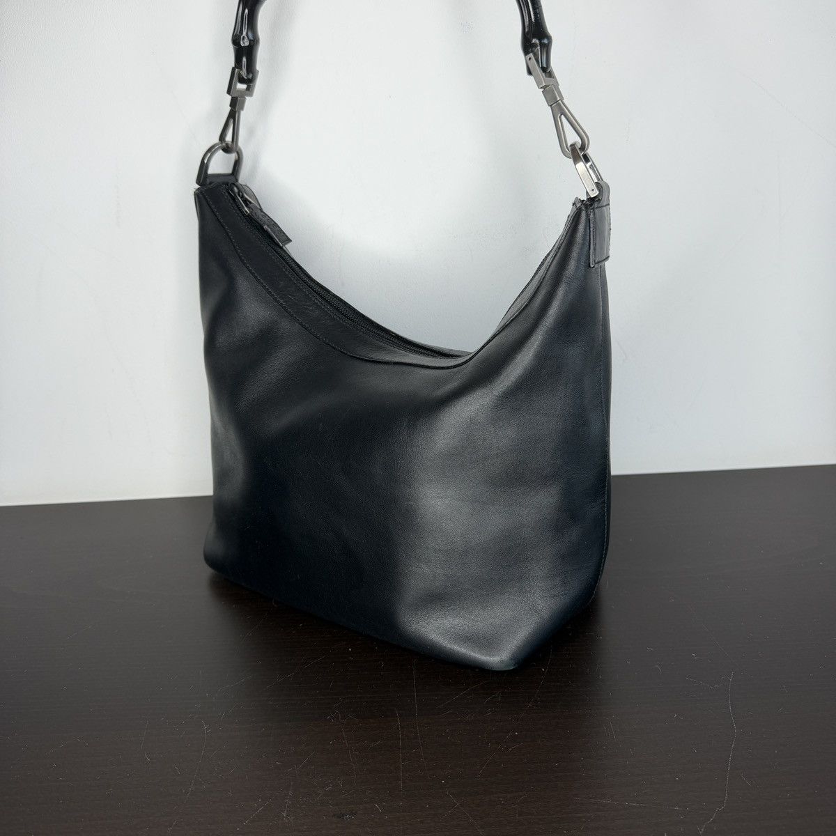 Gucci Gucci Bamboo leather tote shoulder hand bag Size ONE SIZE - 3 Thumbnail