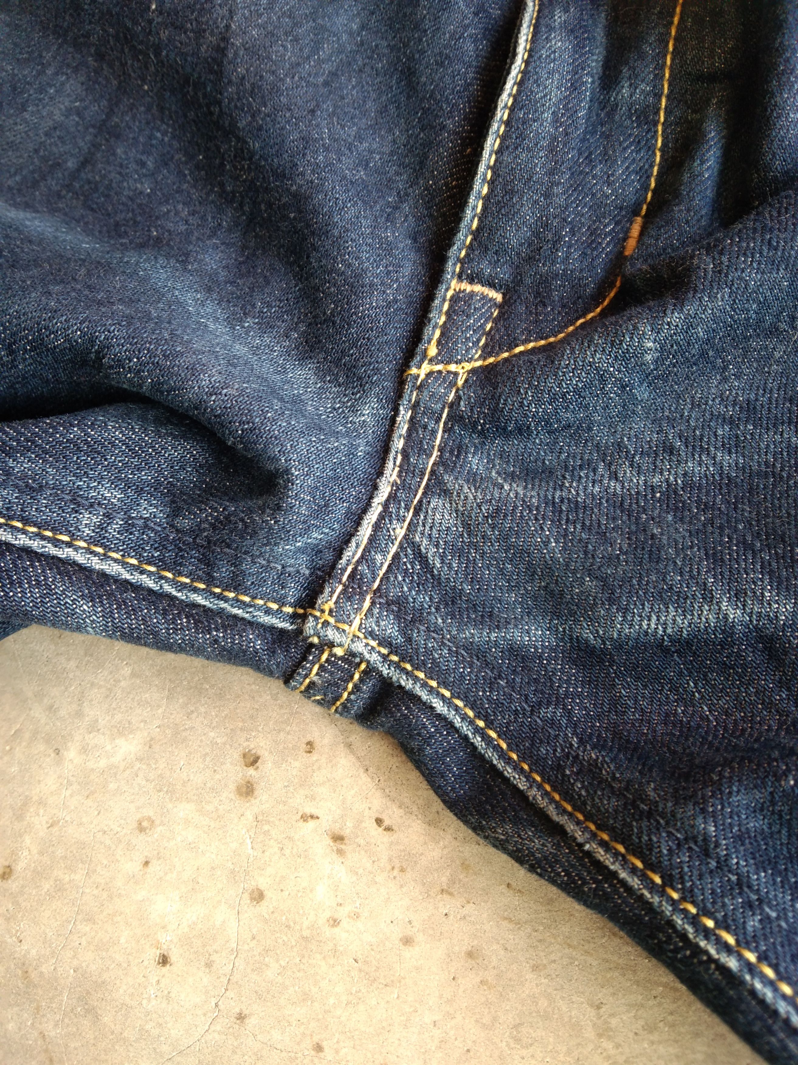 Blue Blue Japan Vintage Blue Blue Japan x HR Market Indigo Denim Jeans Size US 32 / EU 48 - 9 Thumbnail