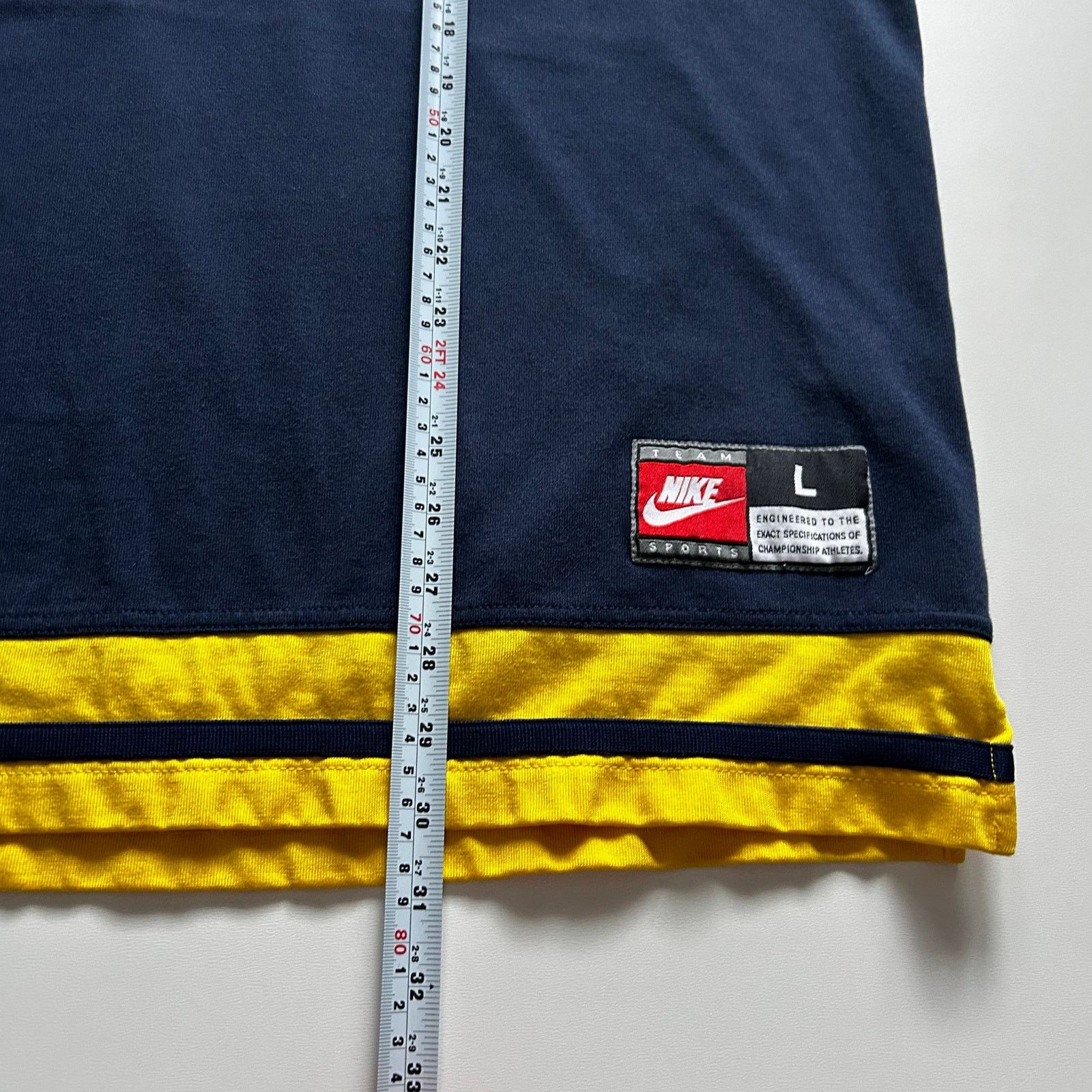 NCAA Vintage 90s Nike Team Michigan Wolverines Warmup Shirt Large Size US L / EU 52-54 / 3 - 5 Thumbnail