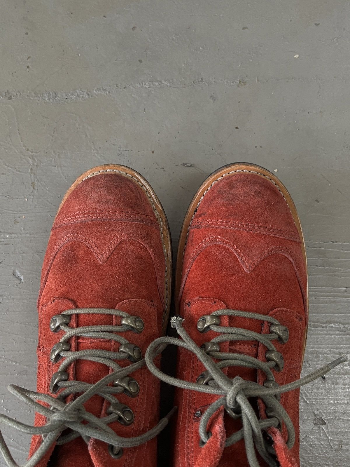 Dirk Bikkembergs WHOOP-DE-DOO SUEDE LEATHER WINGTIP BOOTS Size US 9 / EU 42 - 4 Thumbnail