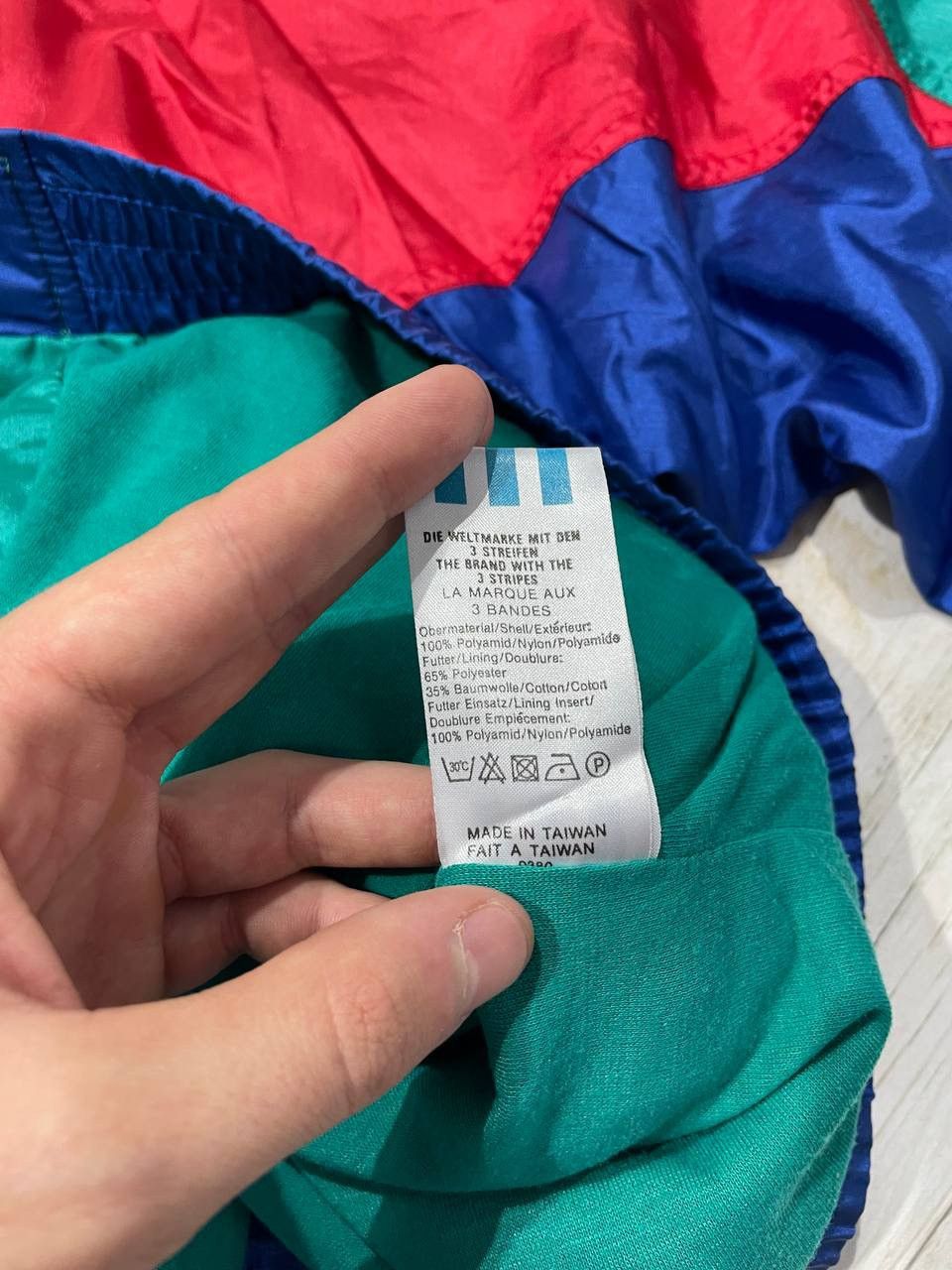 Adidas Vintage Adidas Nylon Tracksuit Jacket Pants Big Logo Size US L / EU 52-54 / 3 - 11 Thumbnail