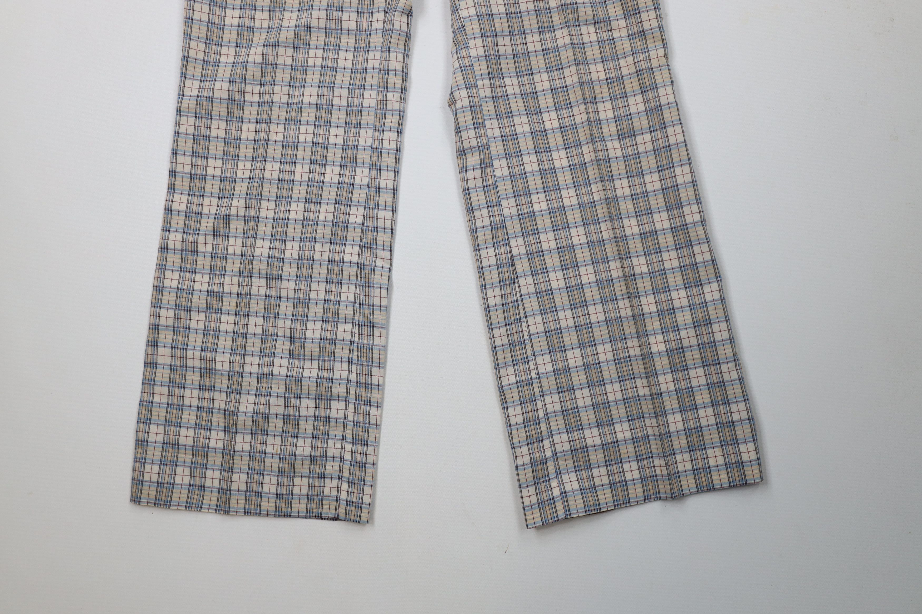 Vintage Vintage 60s 70s Streetwear Bottoms Chino Pants Plaid USA Size US 30 / EU 46 - 4 Thumbnail
