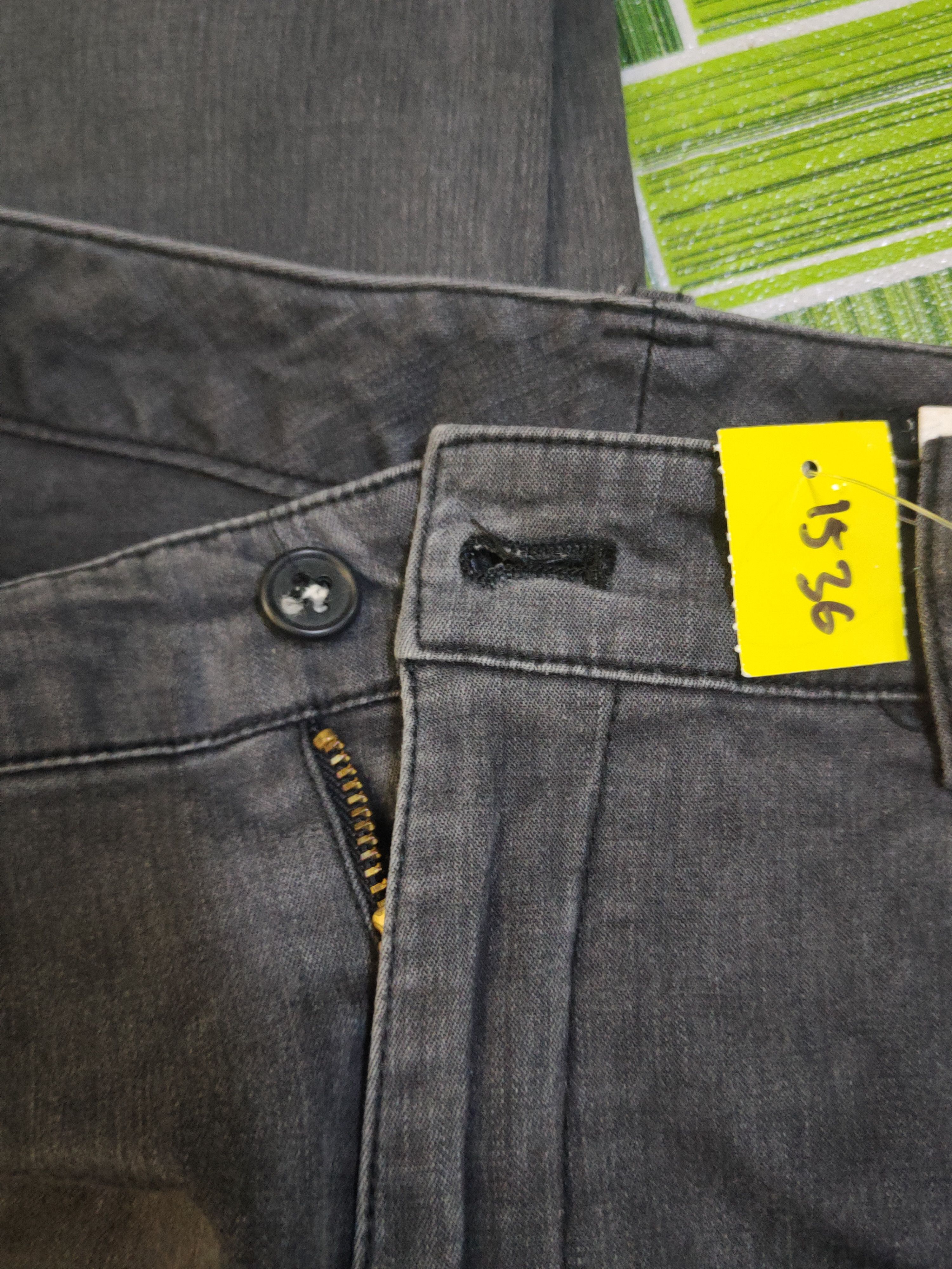 Japanese Brand DL Green Eye Black Faded Multipocket Cargo Pants #1536 Size 26" / US 2 / IT 38 - 14 Thumbnail
