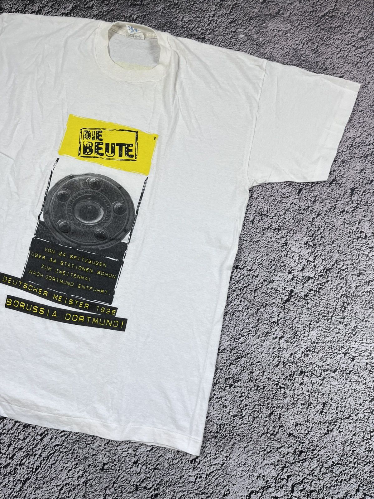 Vintage Vintage Rare 96 Borussia Dortmund screenstars one stitch tee Size US XL / EU 56 / 4 - 3 Thumbnail