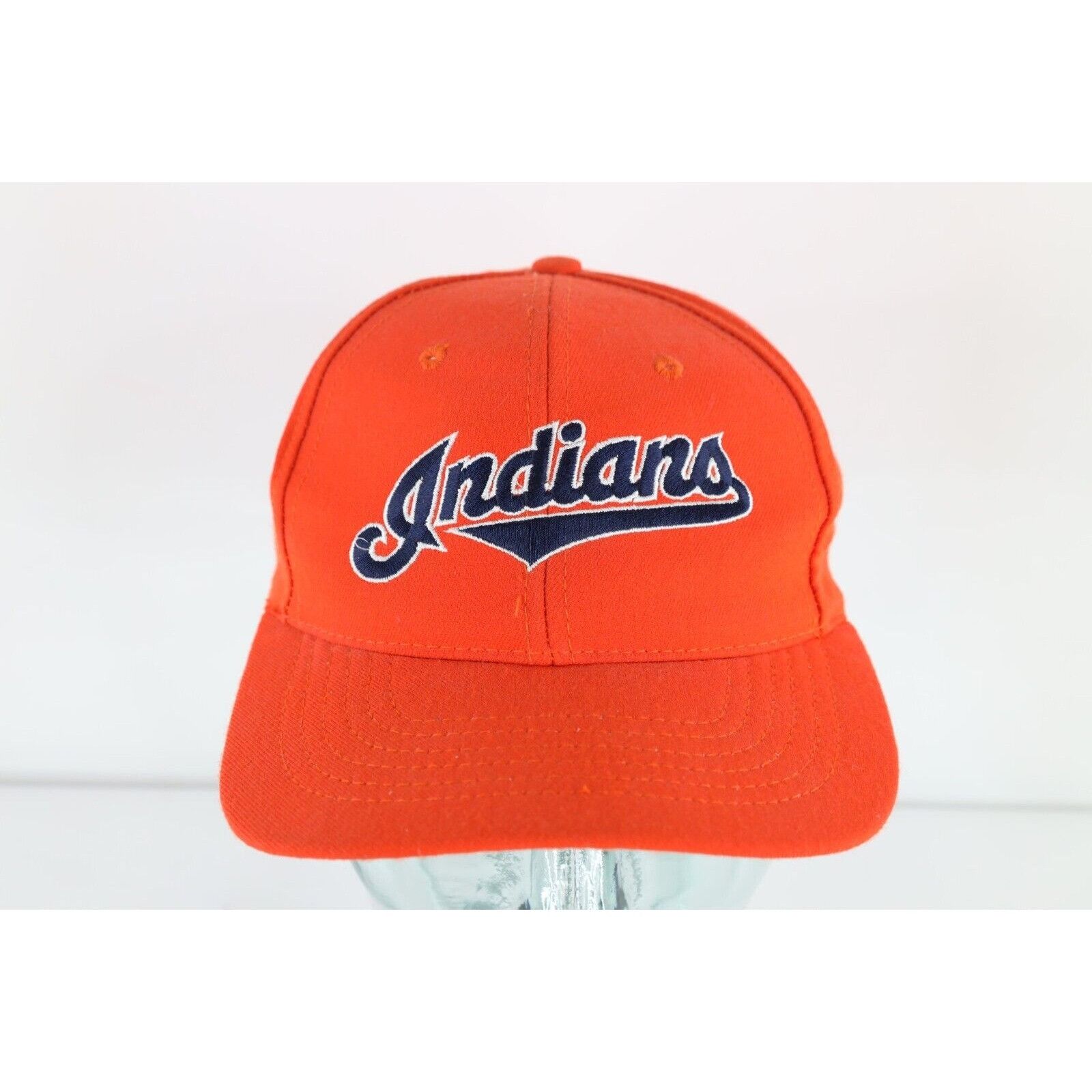 Vintage Vintage 90s Cleveland Indians Baseball Snapback Hat Size ONE SIZE - 1 Thumbnail