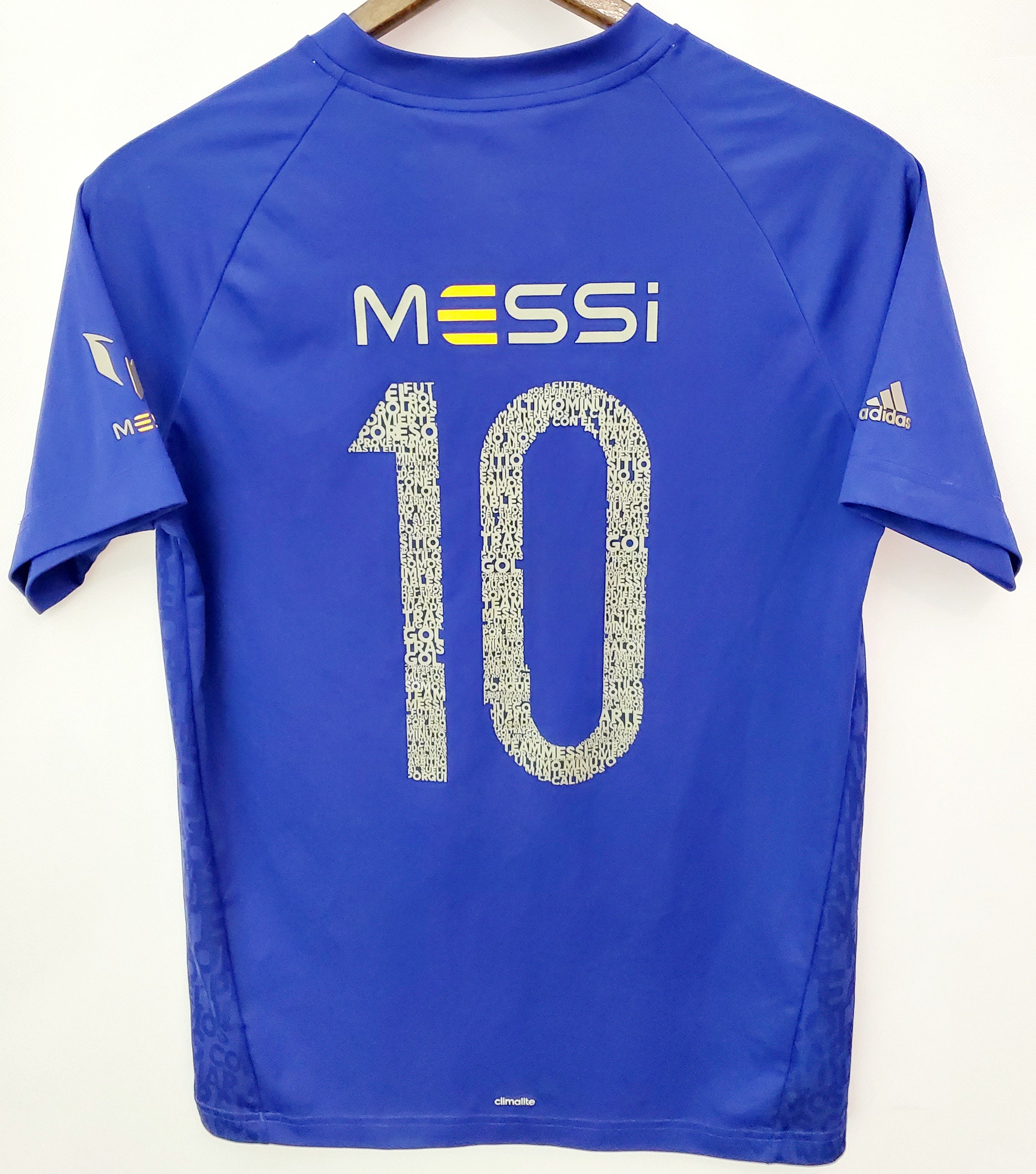 Adidas Adidas Leo Messi #10 jersey Boys 13-14 Y perfect condition Size US L / EU 52-54 / 3 - 2 Thumbnail