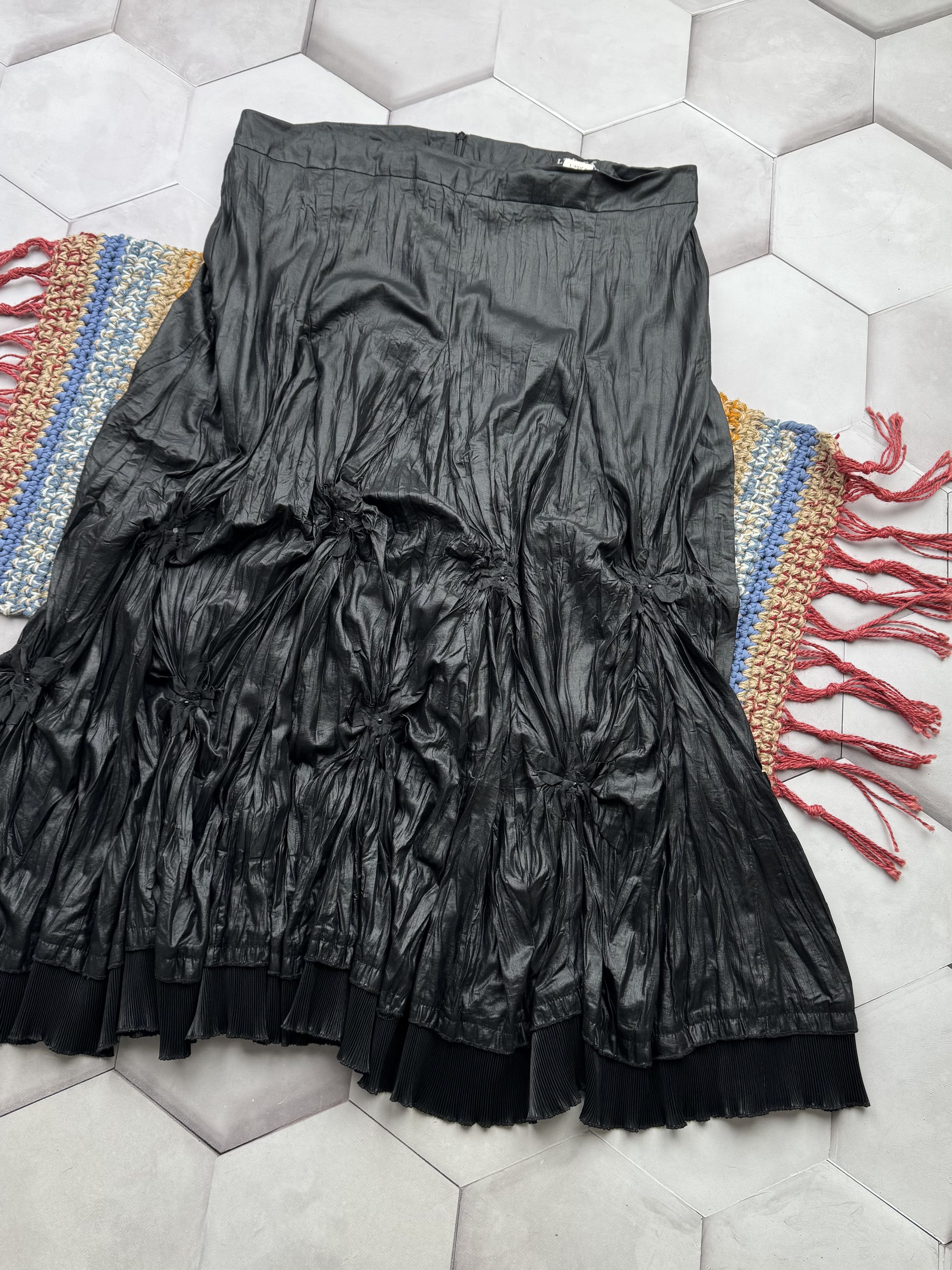 Vintage Vintage Flare Maxi Skirt (E4) Size 34" / US 12 / IT 48 - 3 Thumbnail