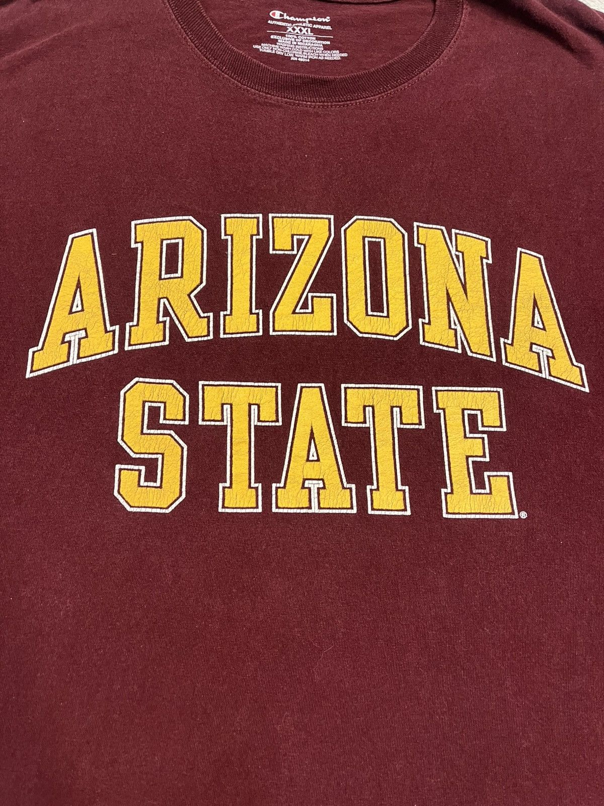 Champion Champion NCAA ASU Arizona State Sun Devils Maroon Shirt Y2K Size US XXL / EU 58 / 5 - 2 Thumbnail