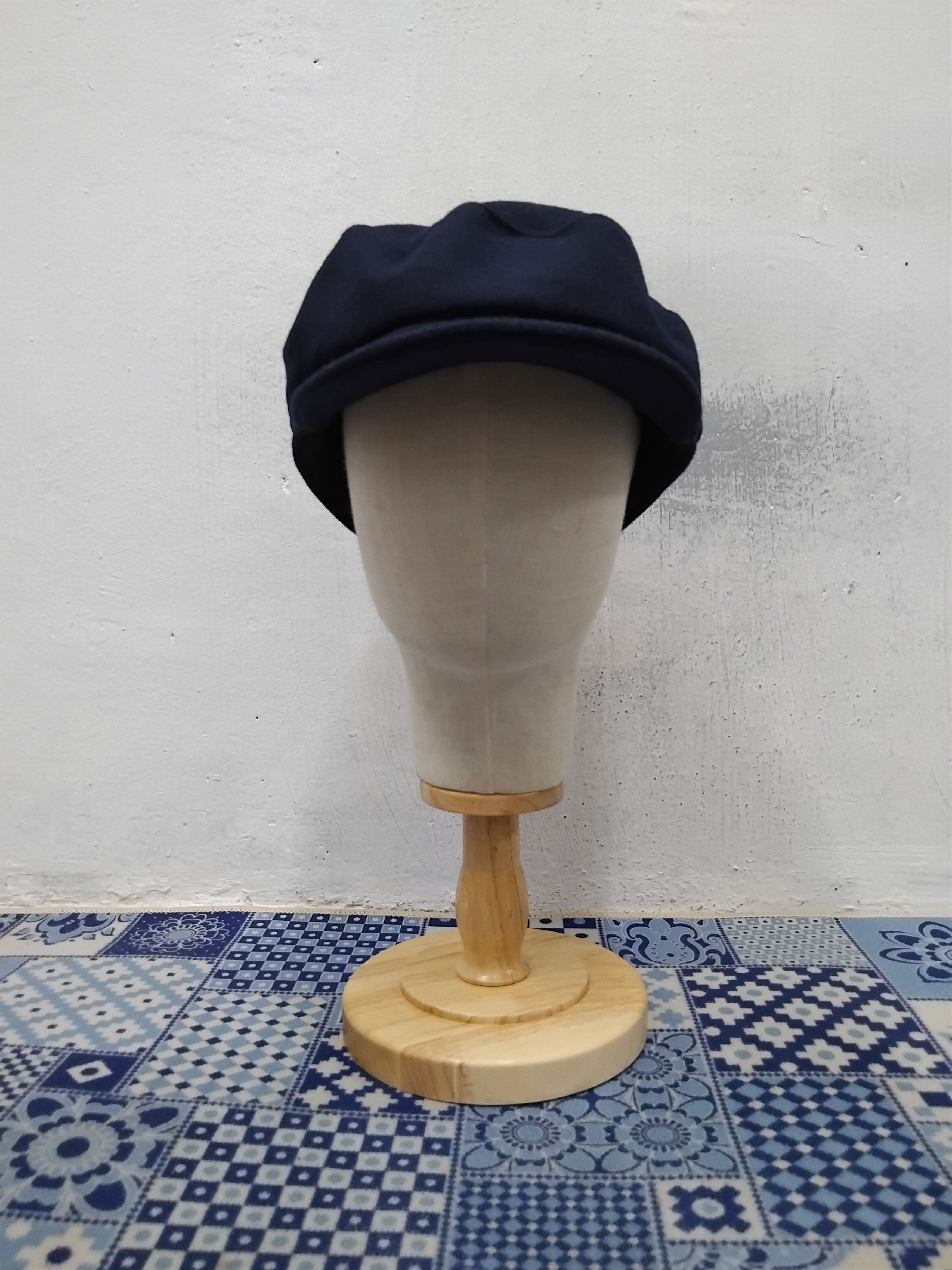 Japanese Brand 💥Case streetwear blue navy captain hat Size 38 - 4 Thumbnail