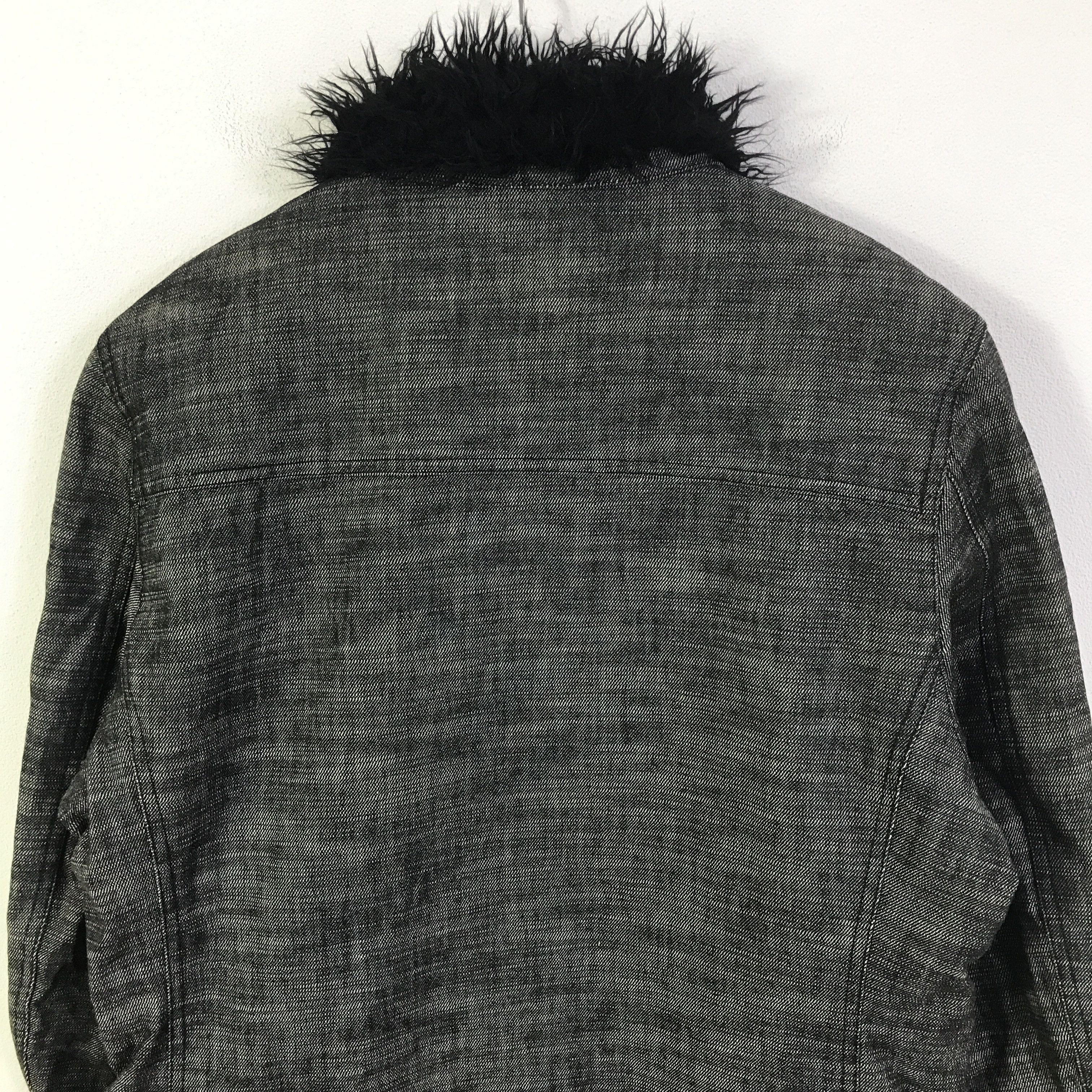 Schlussel Schlussel Black Denim Sherpa Jacket K125B14 Size US M / EU 48-50 / 2 - 4 Thumbnail