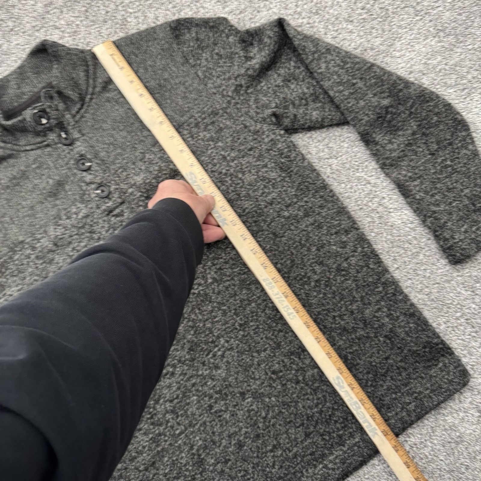Other Telluride Clothing Sweater Mens XL Henley Fleece Vintage Y2K Size US XL / EU 56 / 4 - 2 Thumbnail