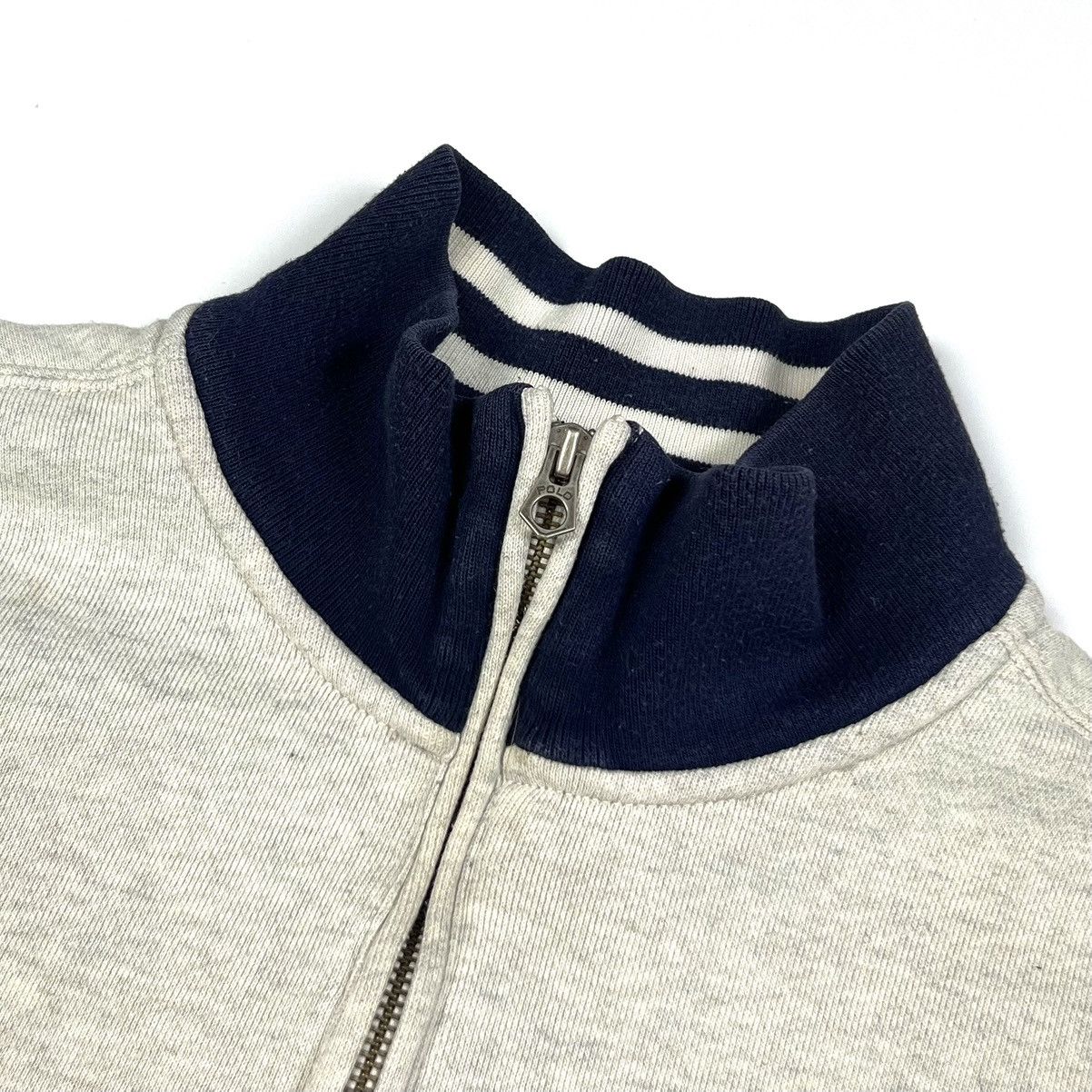 Polo Ralph Lauren × Rugby Ralph Lauren × Vintage Vintage Polo Ralph Lauren P Wing Logo Cotton 1/4 Zip Size XL Size US XL / EU 56 / 4 - 8 Thumbnail