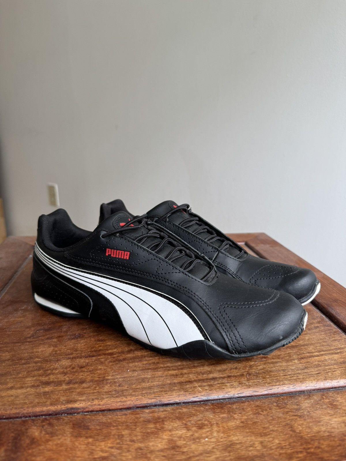 ポ*整様 archive PUMA leather driving shoes These early 2000s Puma leather “riding / driving” | Depop