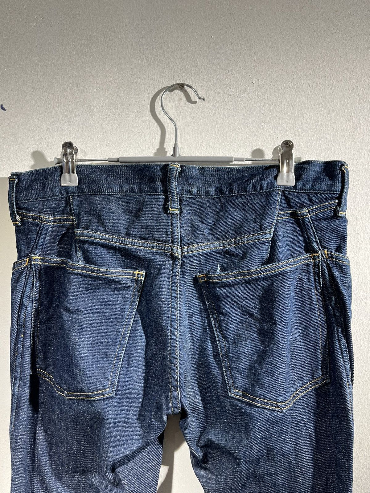 CDG by Comme des Garcons × Comme des Garcons × Junya Watanabe Cdg x Junya watanabe Double Knee Plaid Denim Jeans Size US 27 - 6 Thumbnail