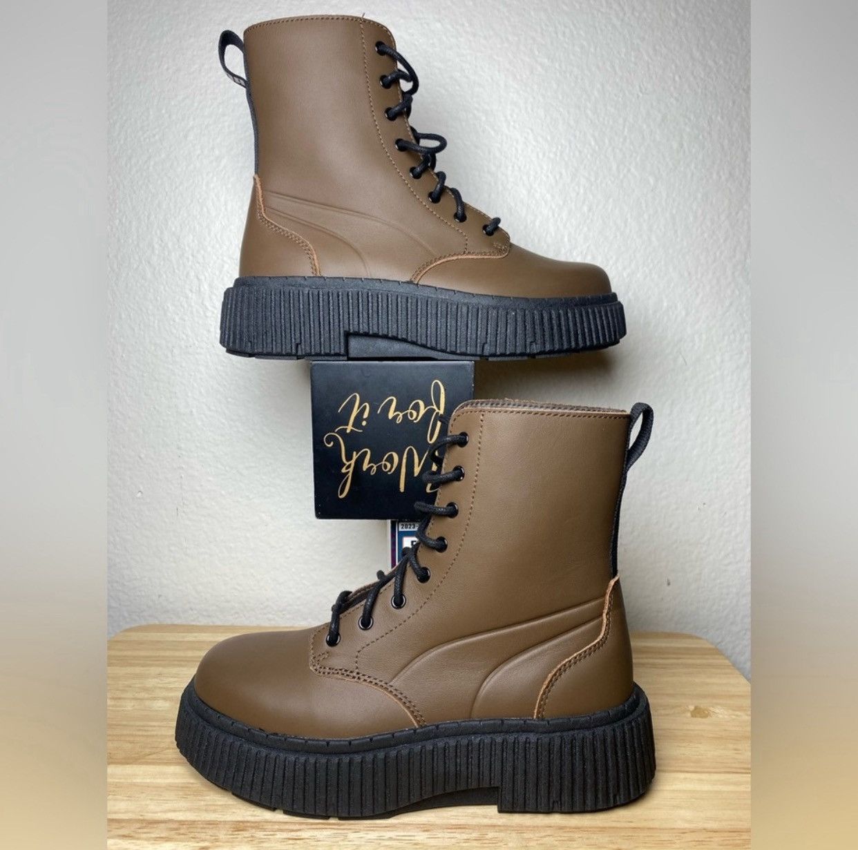 Puma Brand New Puma Dinara Lace Up Casual Boots Women’s size 5.5 Size US 5.5 / IT 35.5 - 1 Thumbnail