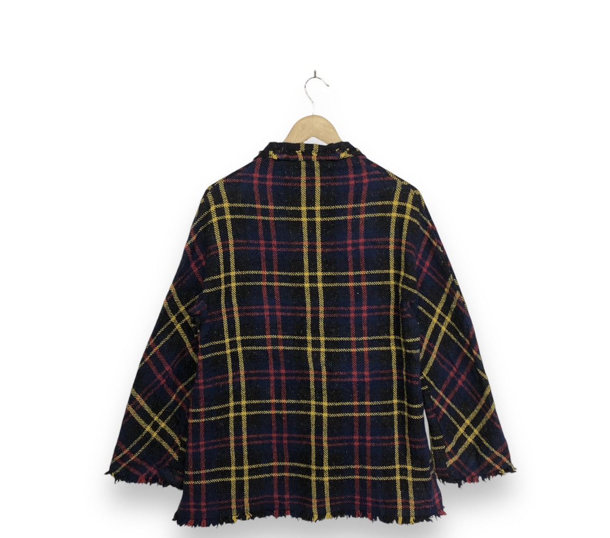 45rpm 45 RPM Tartan Pleated Knitt Cardigan Outerwear Size US M / EU 48-50 / 2 - 2 Thumbnail